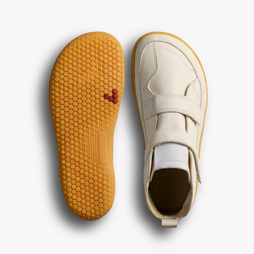 Vivobarefoot Gobi Boot Kids – Limestone