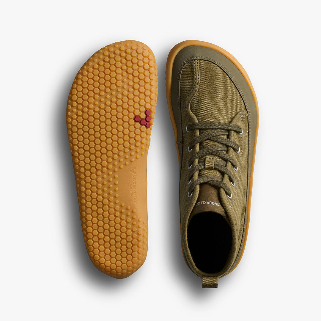 Vivobarefoot Gobi Utility Juniors – Dark Olive