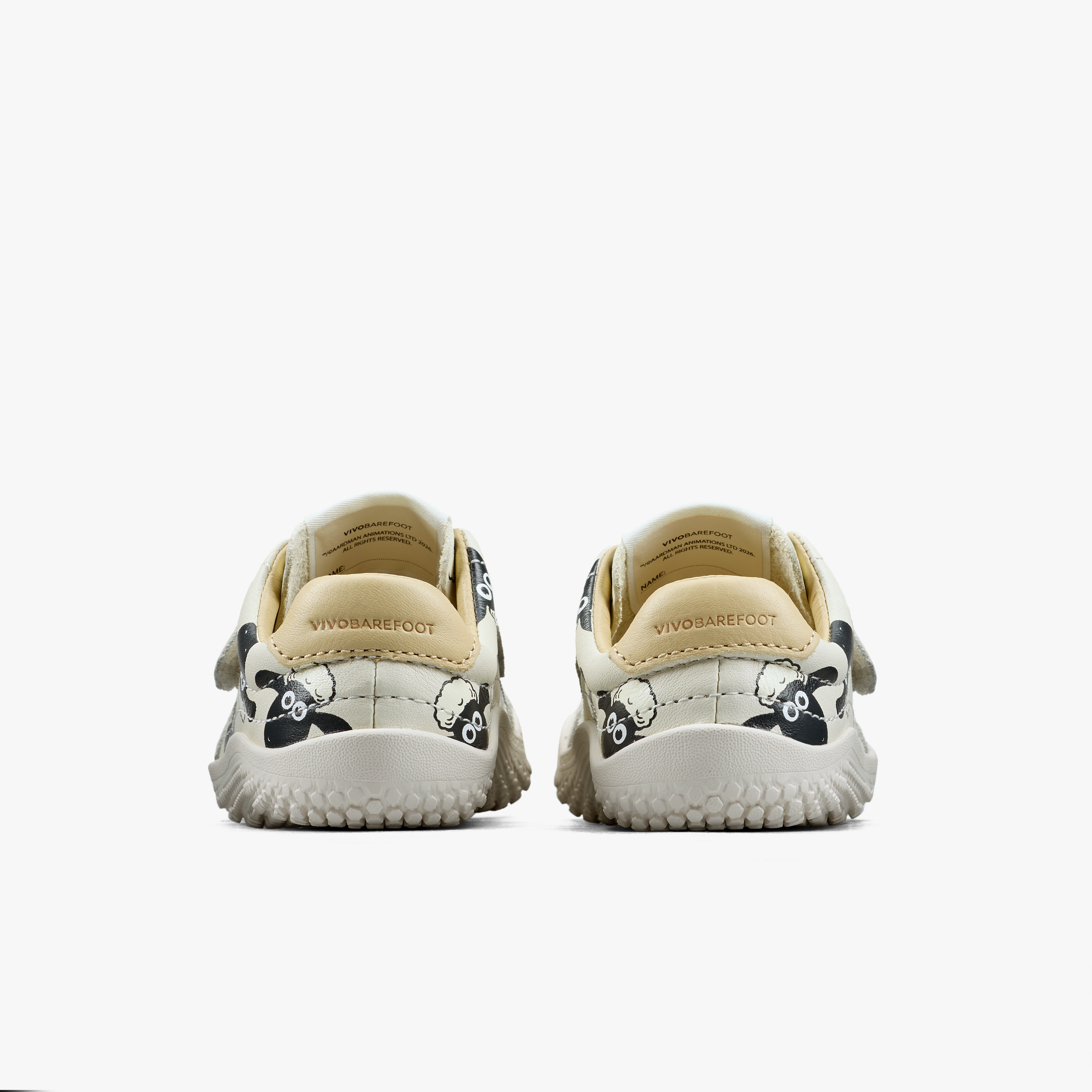 Vivobarefoot Gobi Sneaker Toddlers – Natural – Back
