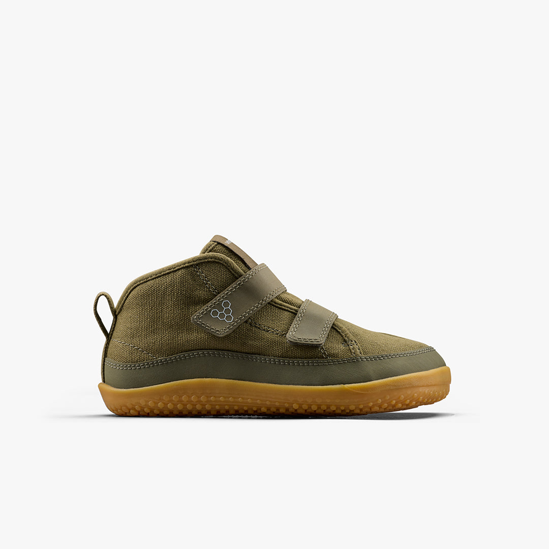 Vivobarefoot Gobi Utility Preschool – Dark Olive