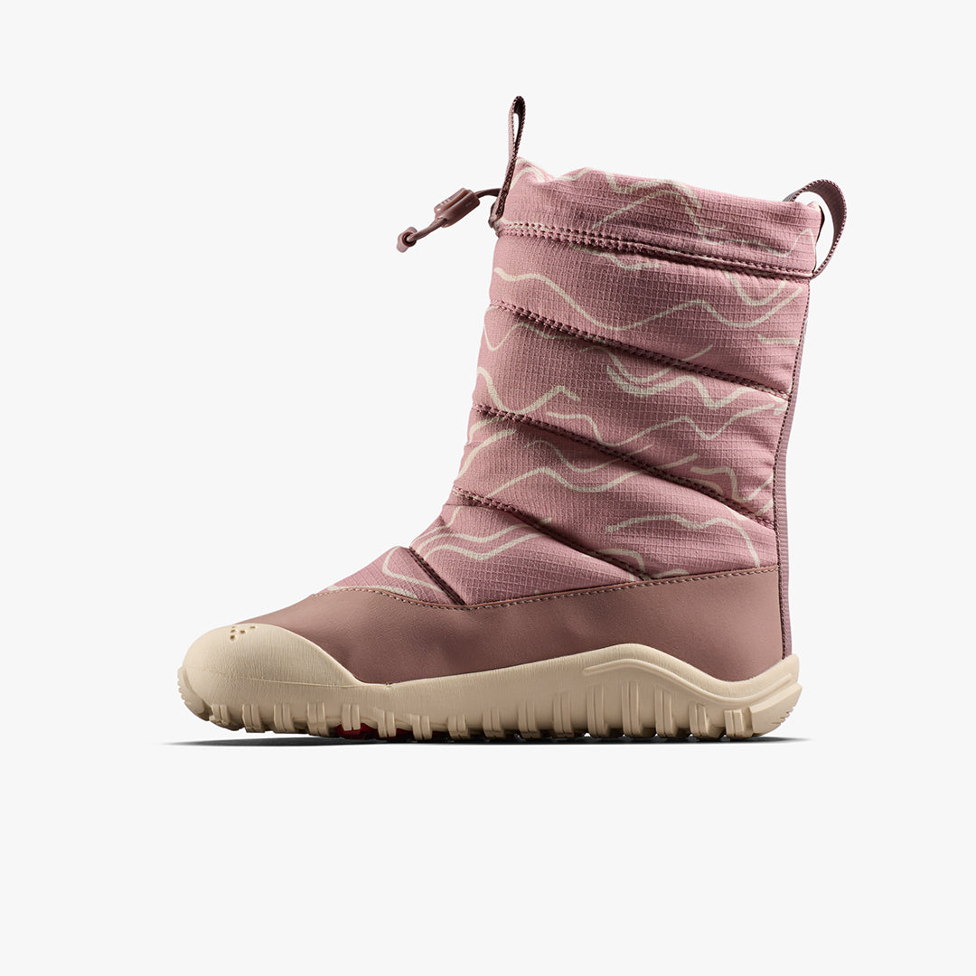 Vivobarefoot Tracker Boot AT Pre-School – Twilight Mauve
