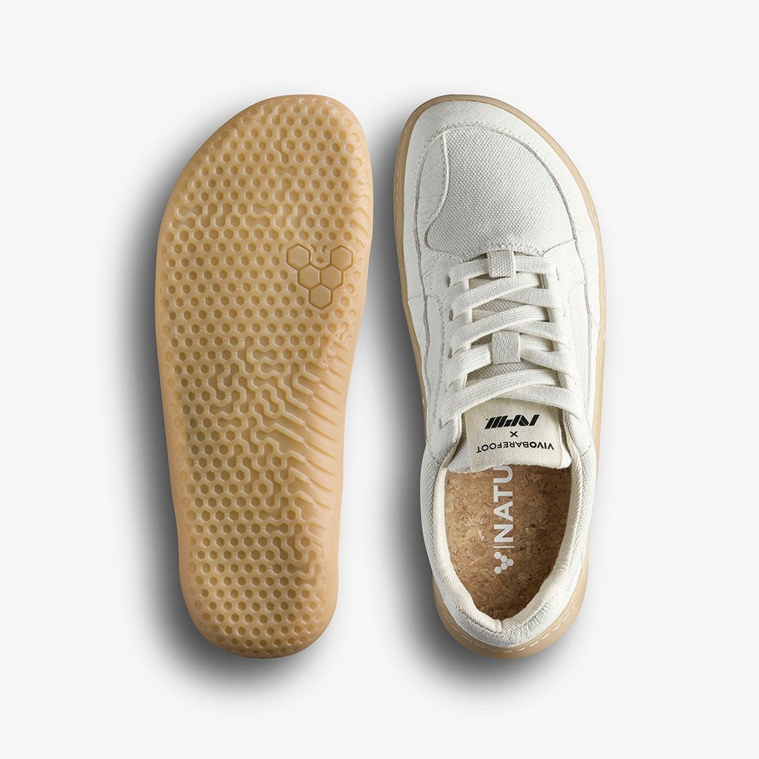 Vivobarefoot Gobi II Sneaker Premium Canvas Womens – Natural White