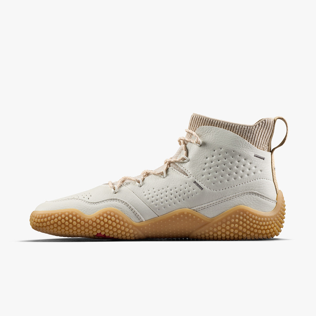 Vivobarefoot Motus Studio Mid Leather Womens – Limestone