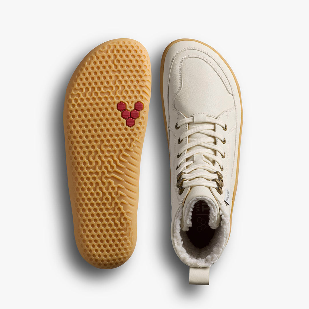 Vivobarefoot Gobi Boot Warmlined Womens – Limestone