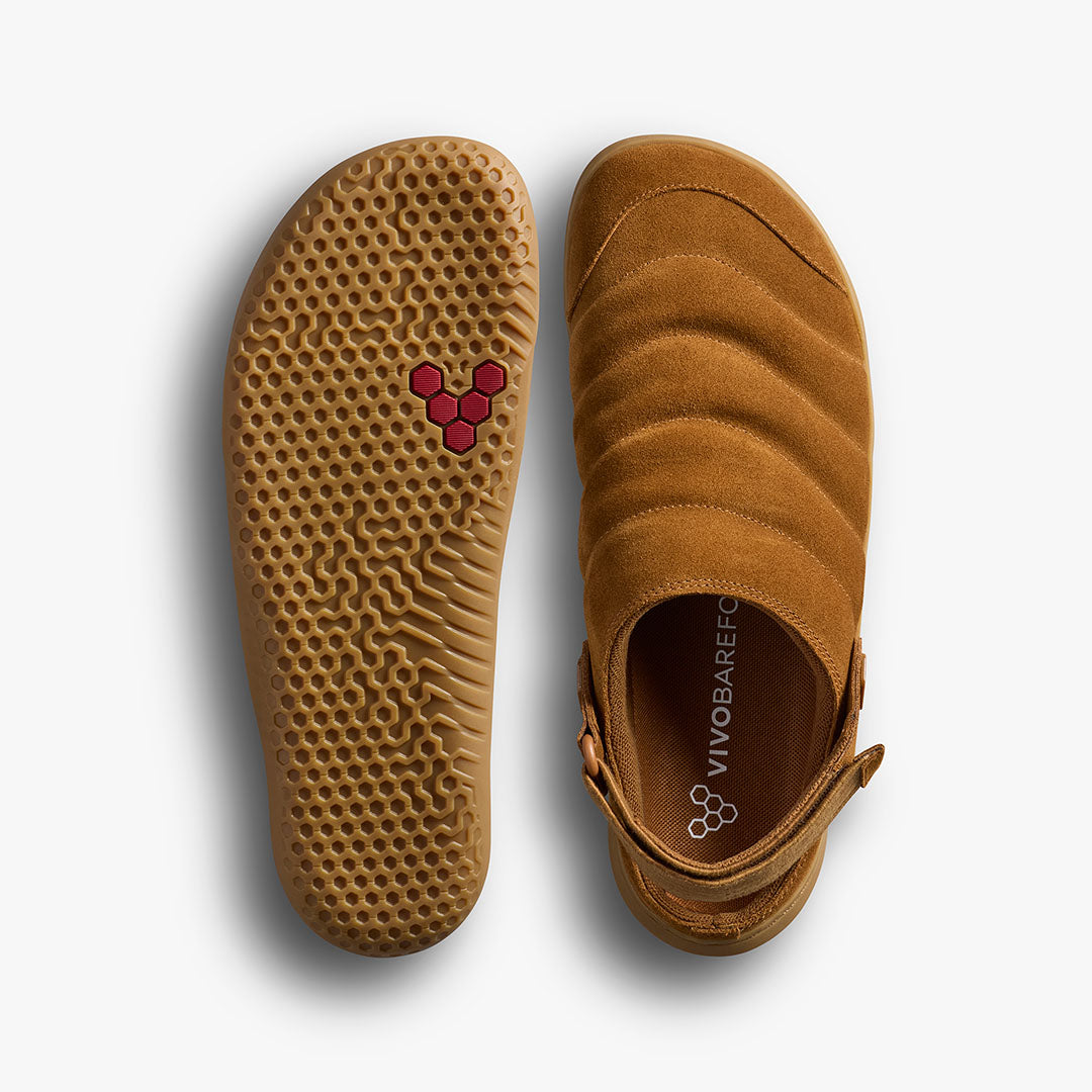 Vivobarefoot Gobi Wavey Mule Womens – Tan