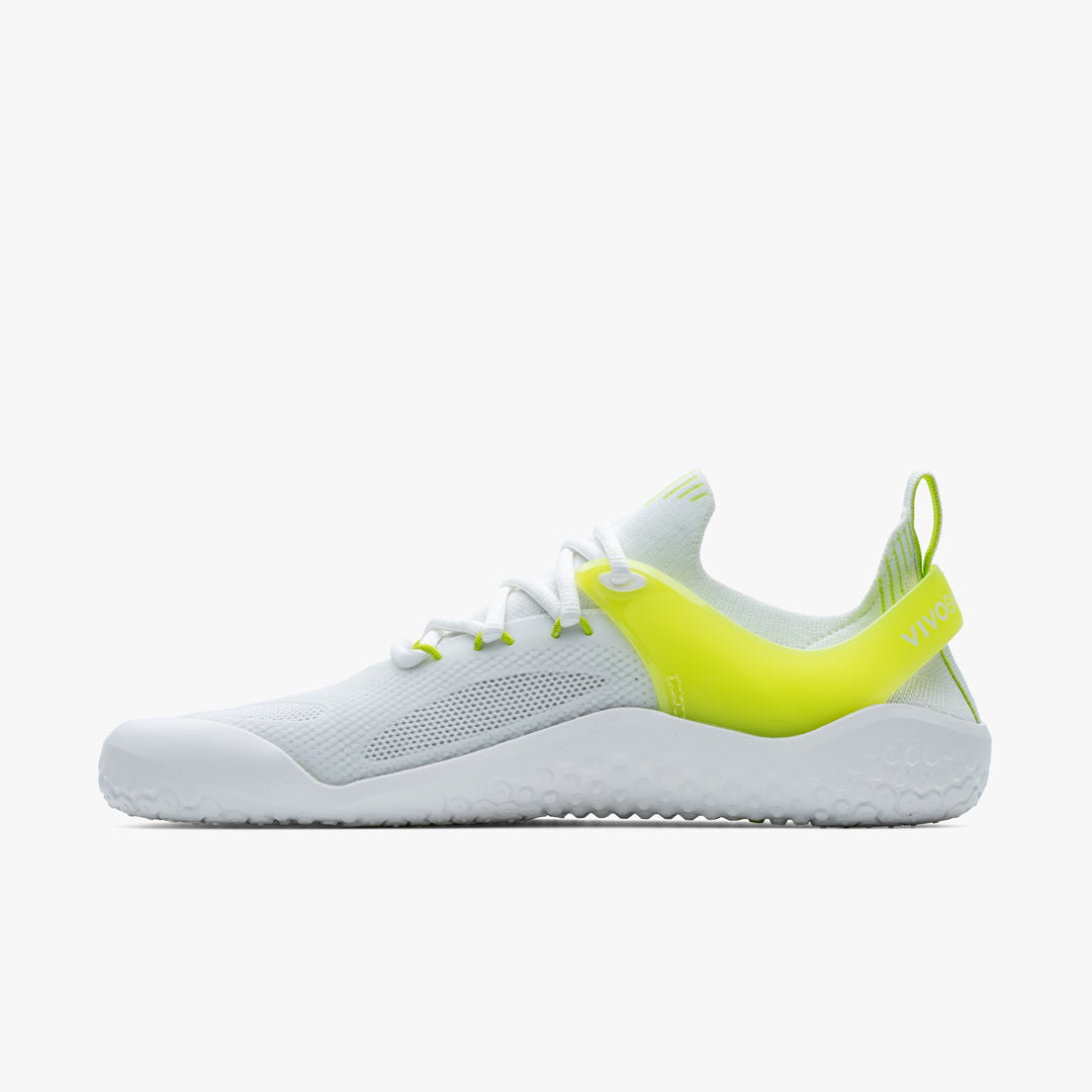Vivobarefoot Motus Strength Donna – Bianco / Acid Lime