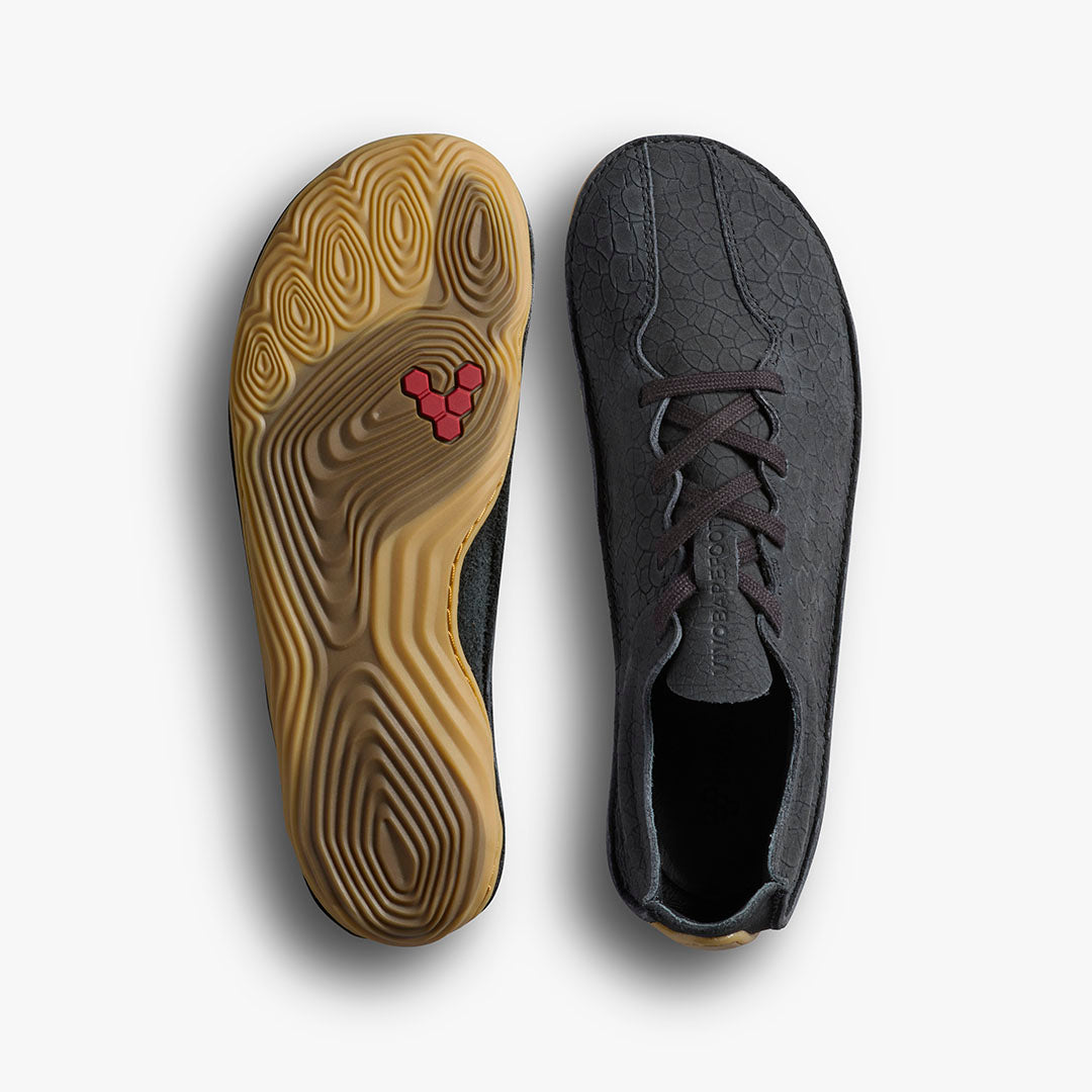 Vivobarefoot Sensus Womens – Obsidian/Cracked Leather