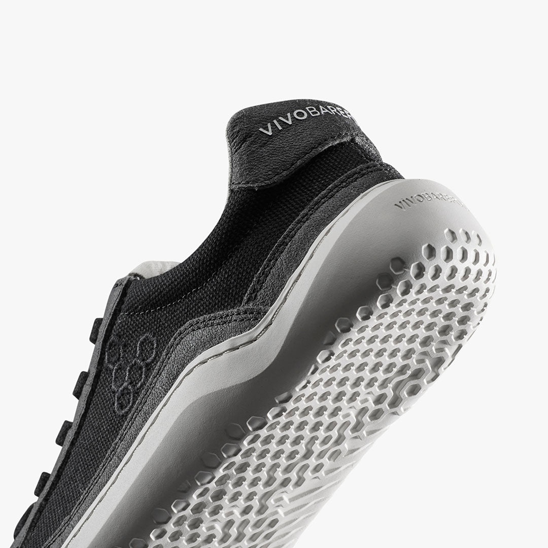 Vivobarefoot Gobi II Sneaker Premium Canvas Womens – Obsidian