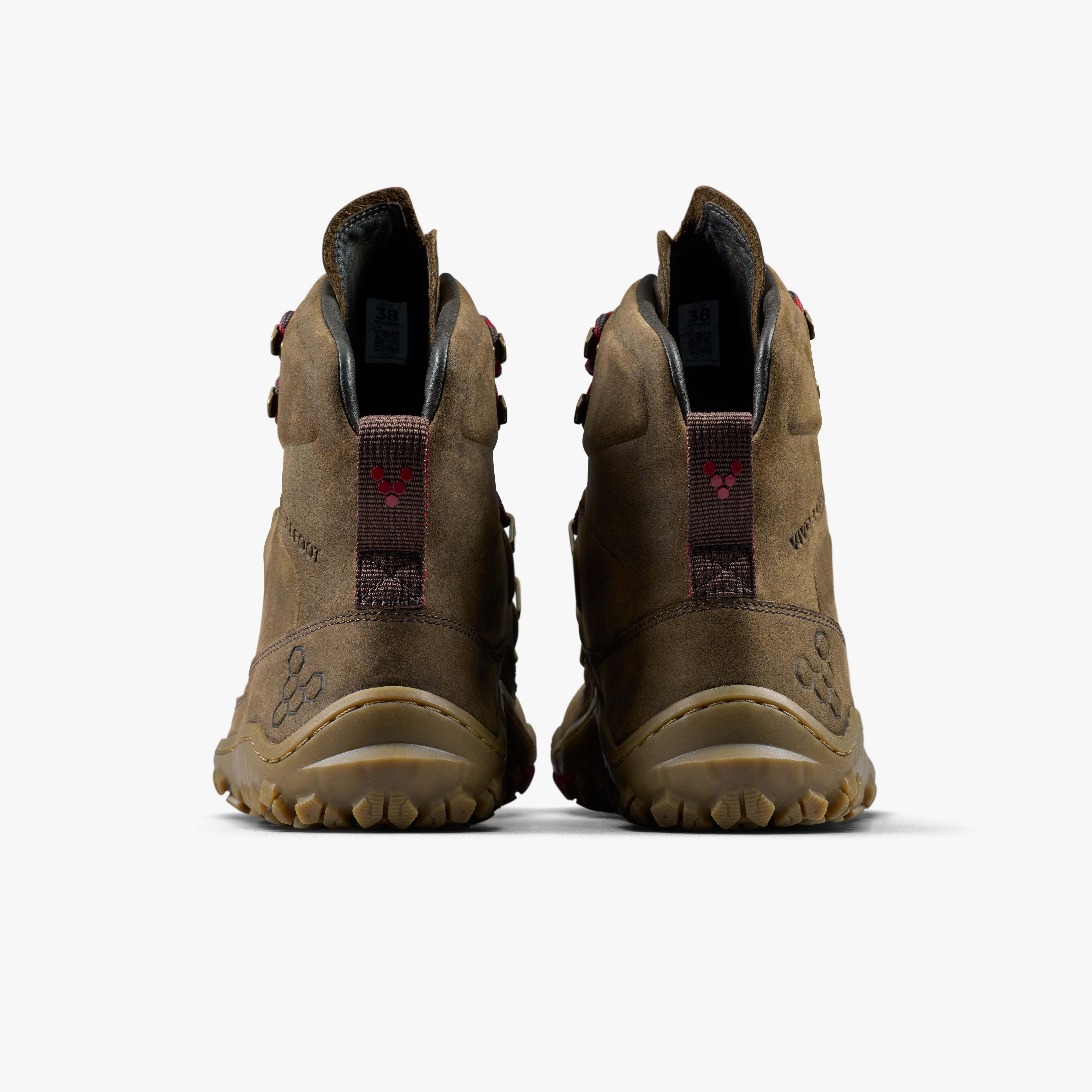 Vivobarefoot Tracker Leather AT II Womens Bracken, set bagfra