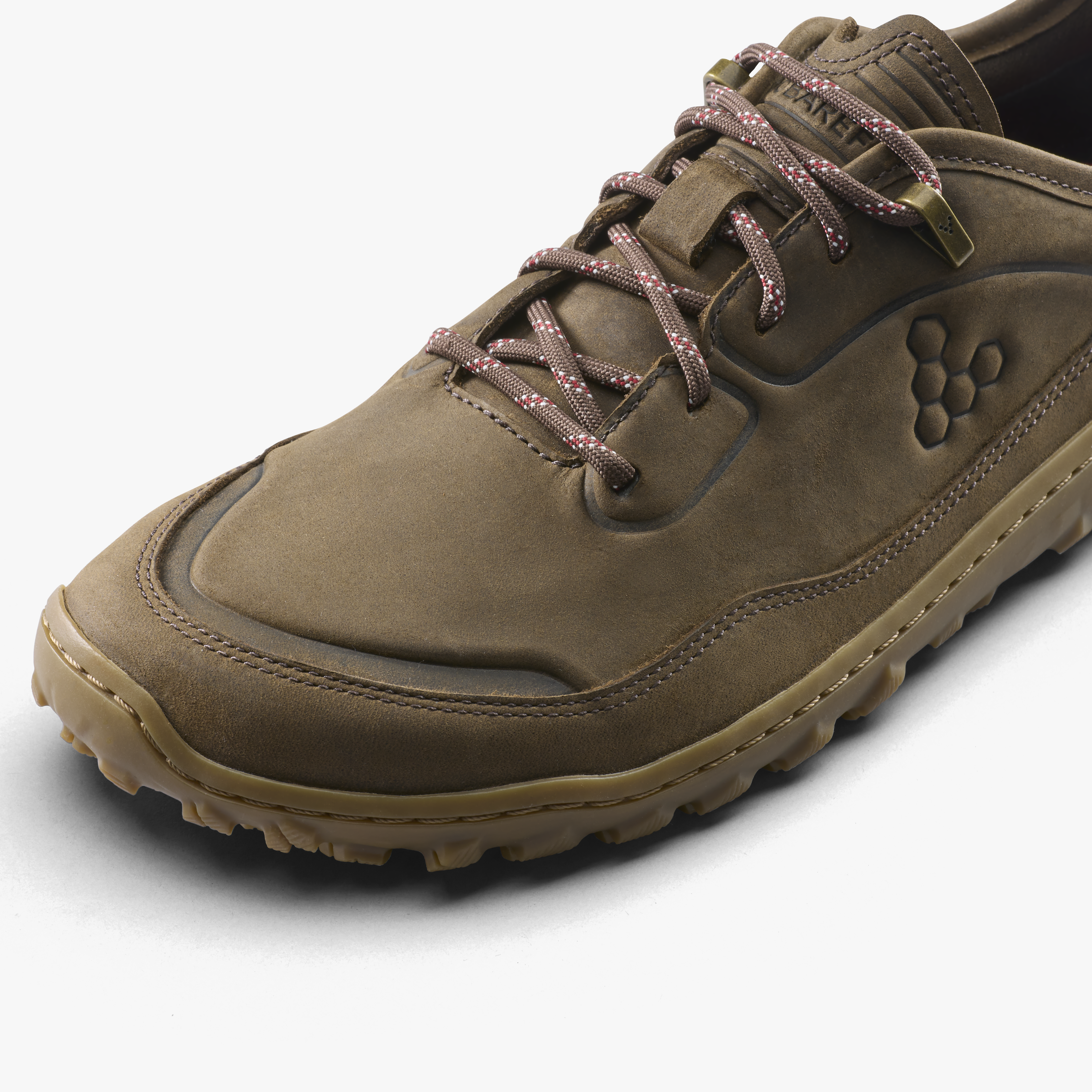 Vivobarefoot Tracker Leather AT Low II Womens Bracken, detalje nærbillede