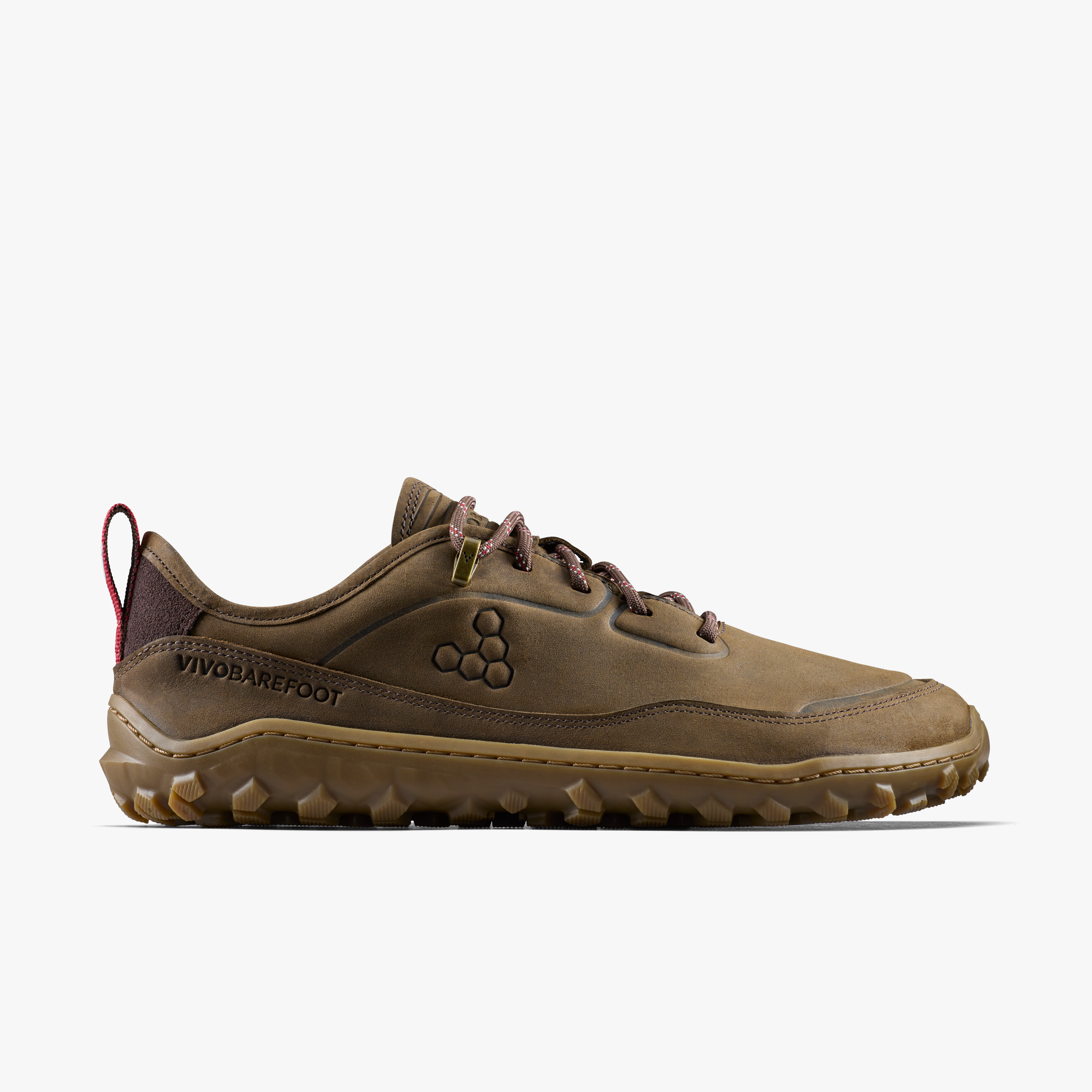 Vivobarefoot Tracker Leather AT Low II Womens Bracken, set fra siden