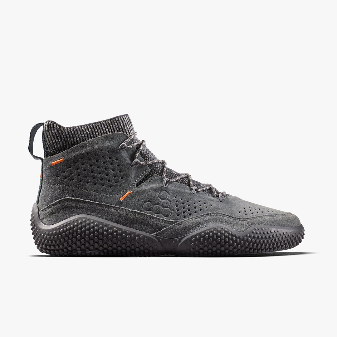 Vivobarefoot Motus Studio Mid Leather Mens – Dark Shadow