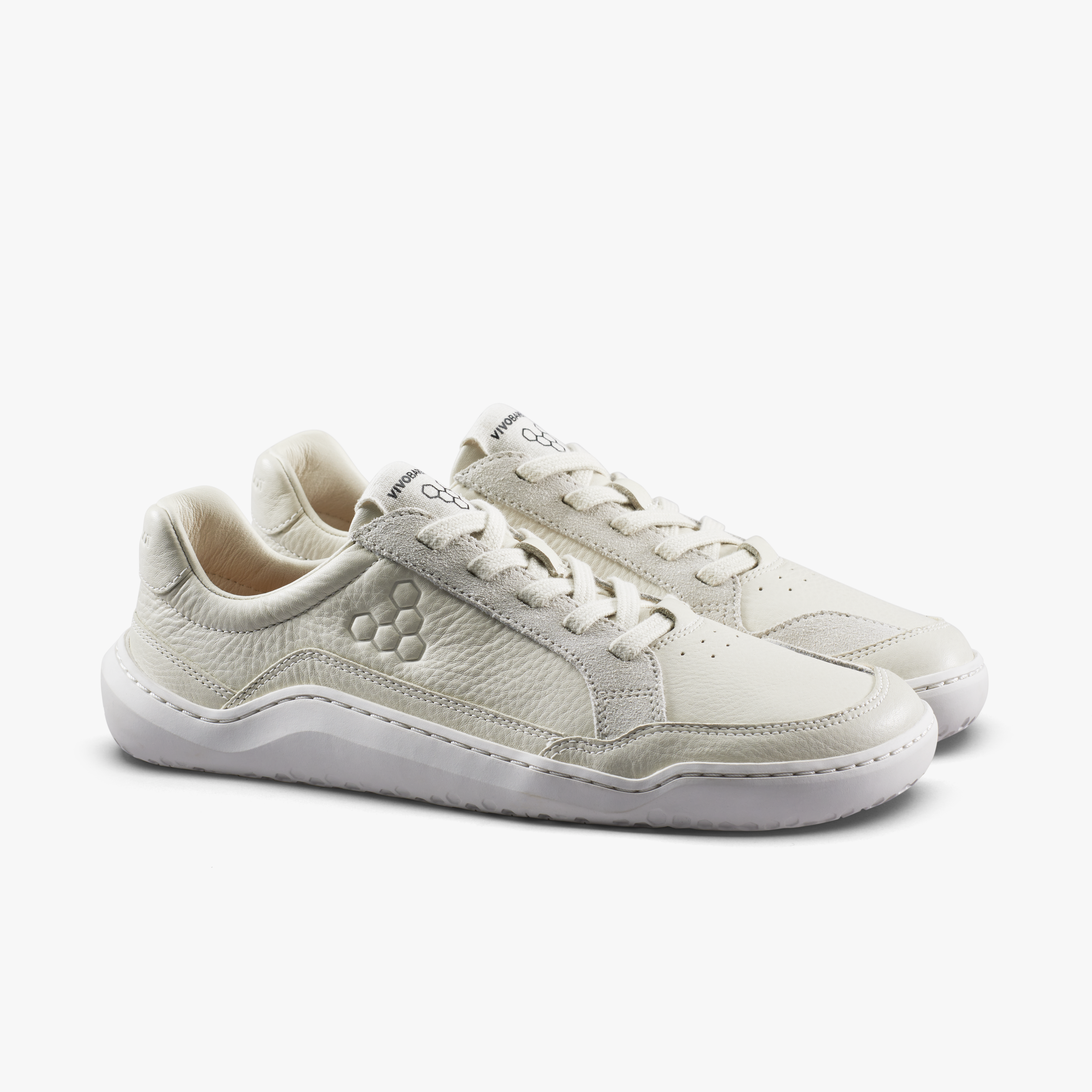 Vivobarefoot Gobi III Sneaker Leather Mens – Limestone – Pair