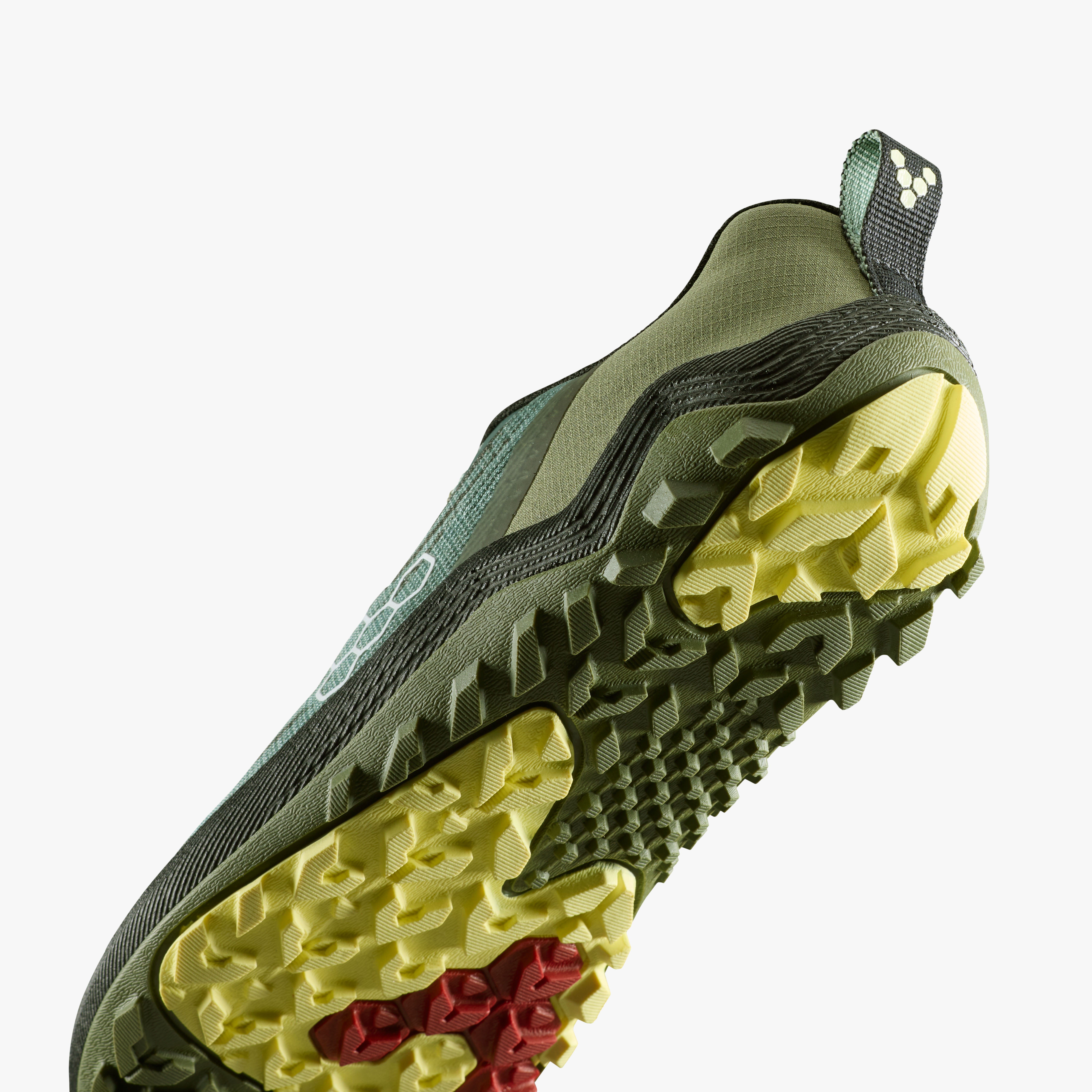 Vivobarefoot Primus Trail Flow Mens – Tangerine – Closeup2