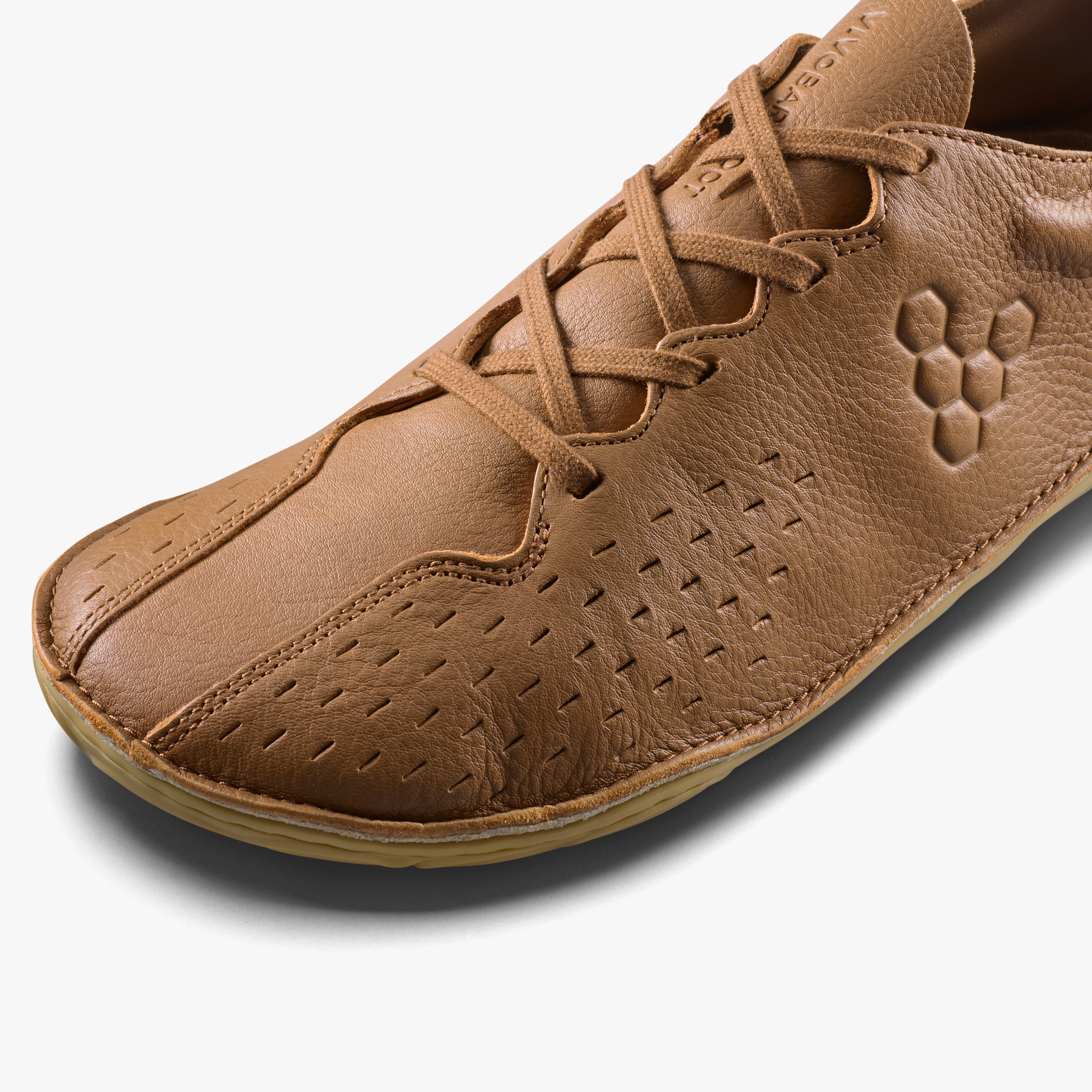 Vivobarefoot Sensus II Womens Tan, detalje nærbillede