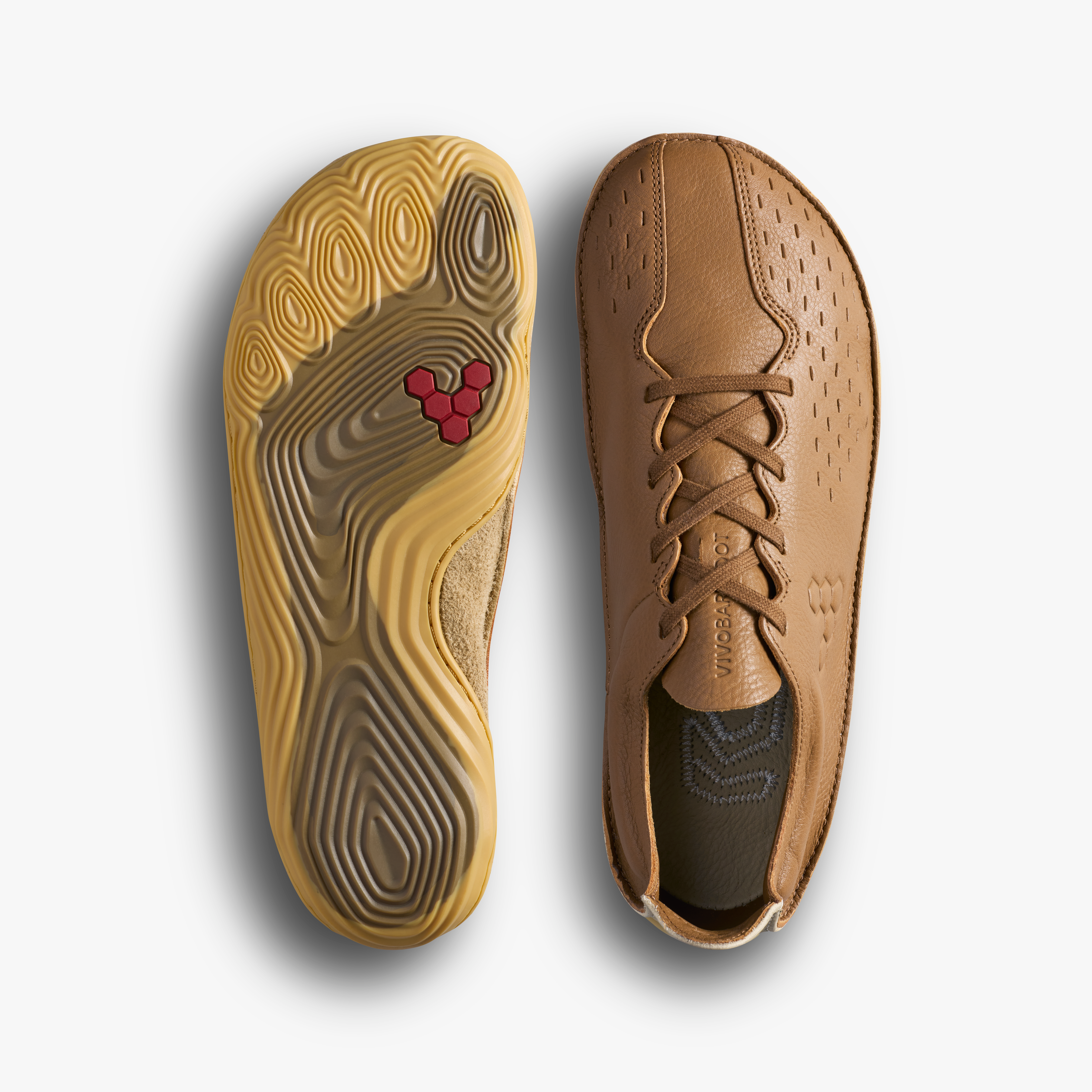 Vivobarefoot Sensus II Mens Tan, sål og overdel