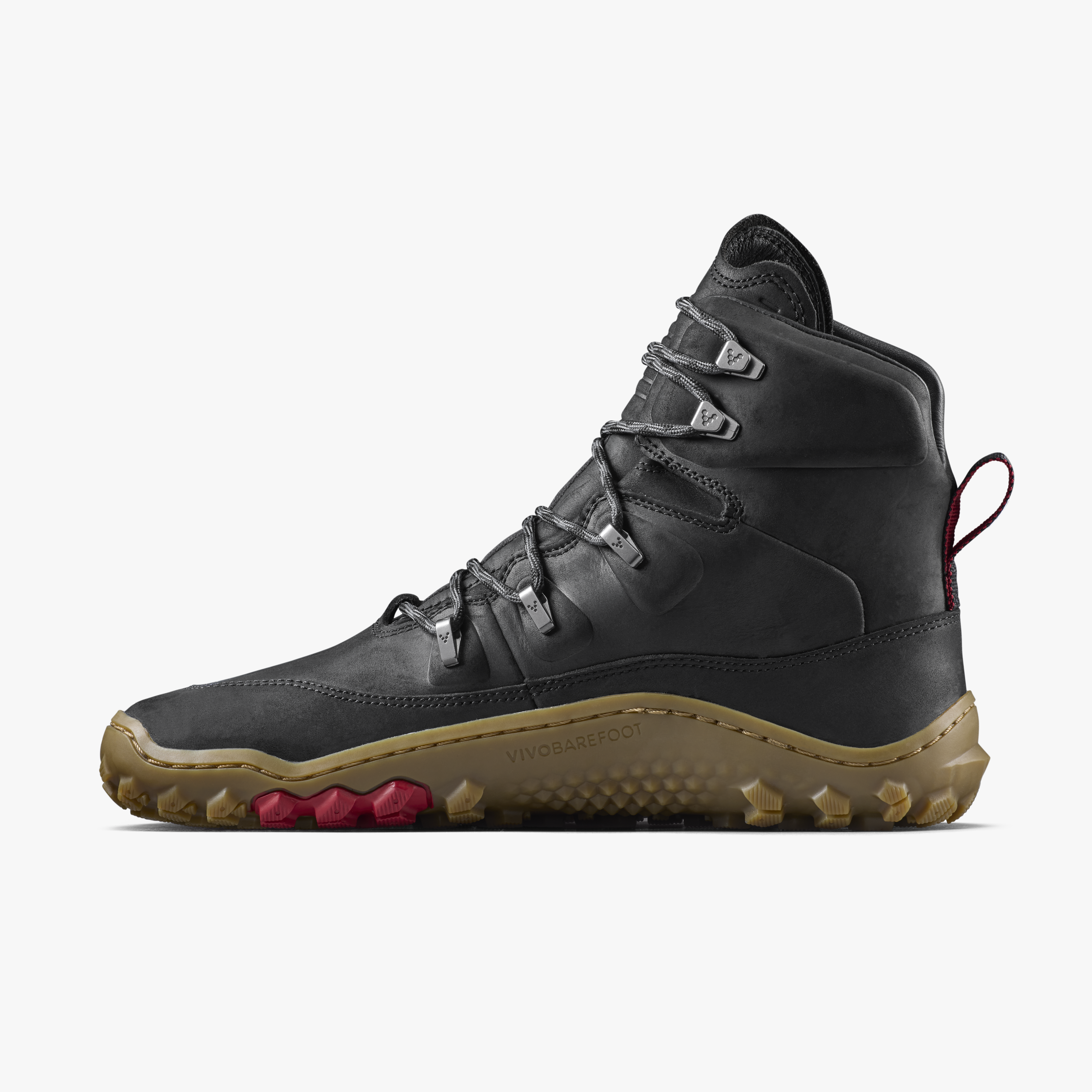 Vivobarefoot Tracker Leather AT II Mens – Obsidian – Inside