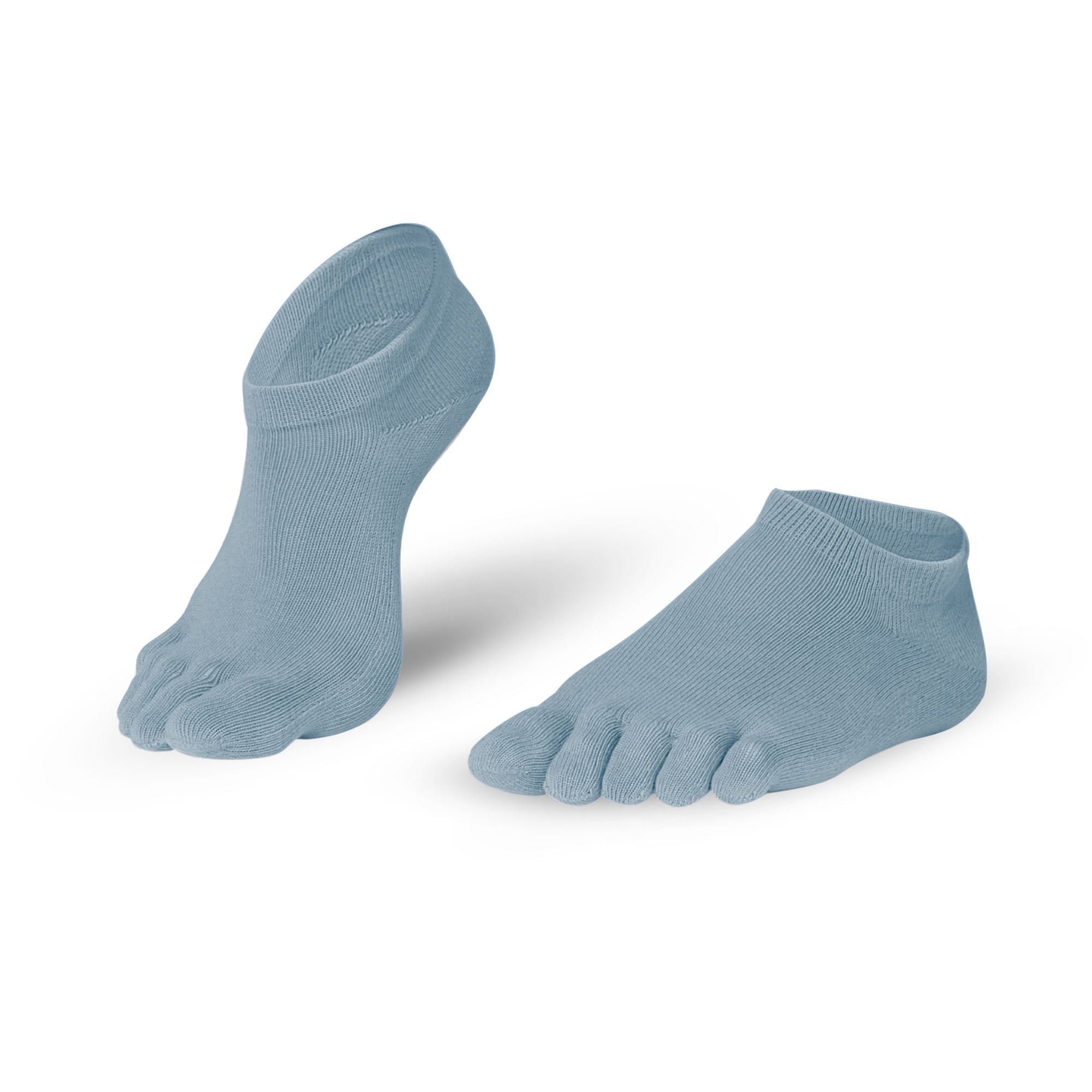 Knitido Essentials – Calzini con punta da sneaker – Blu grigio