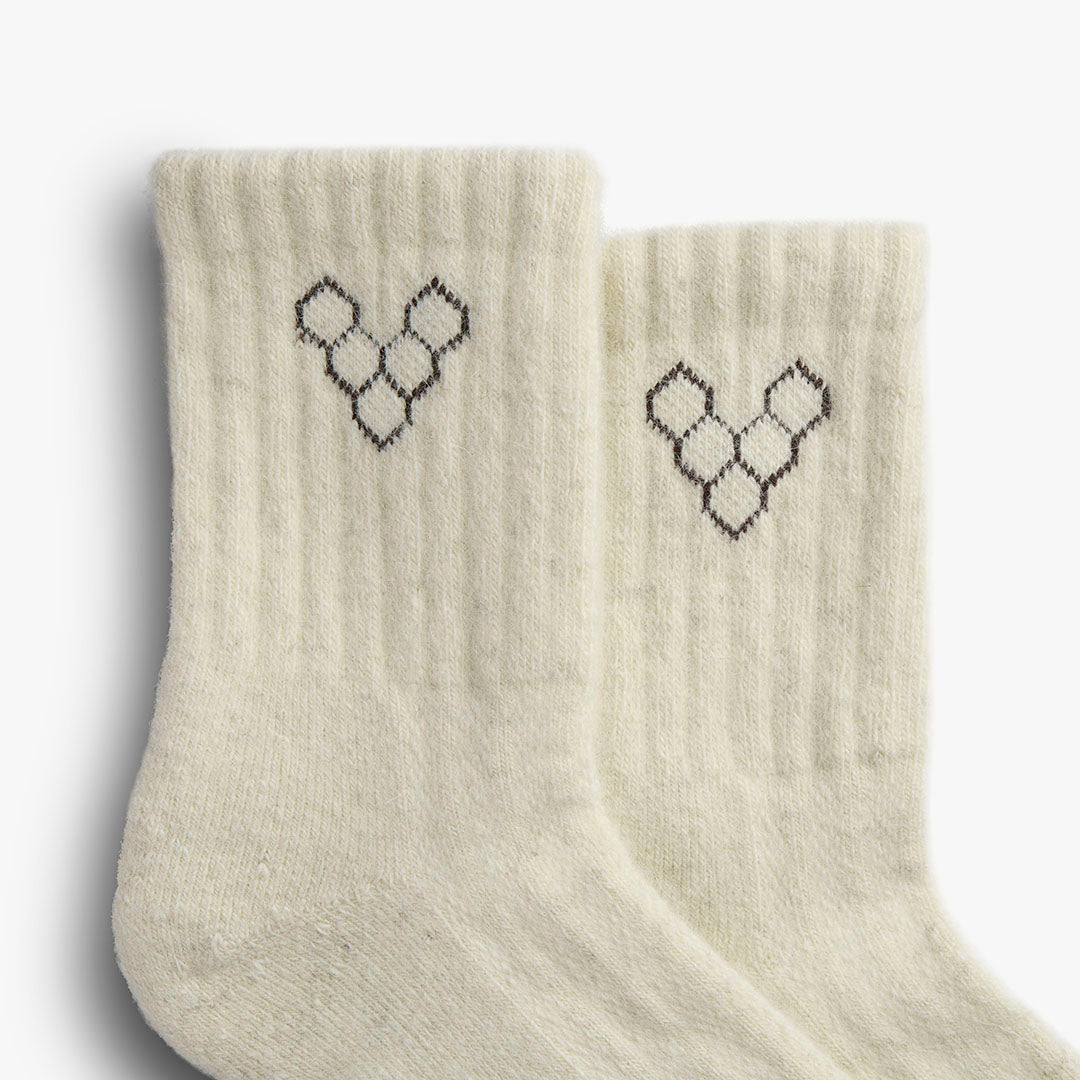 Vivobarefoot Mim Sock – White – View 1