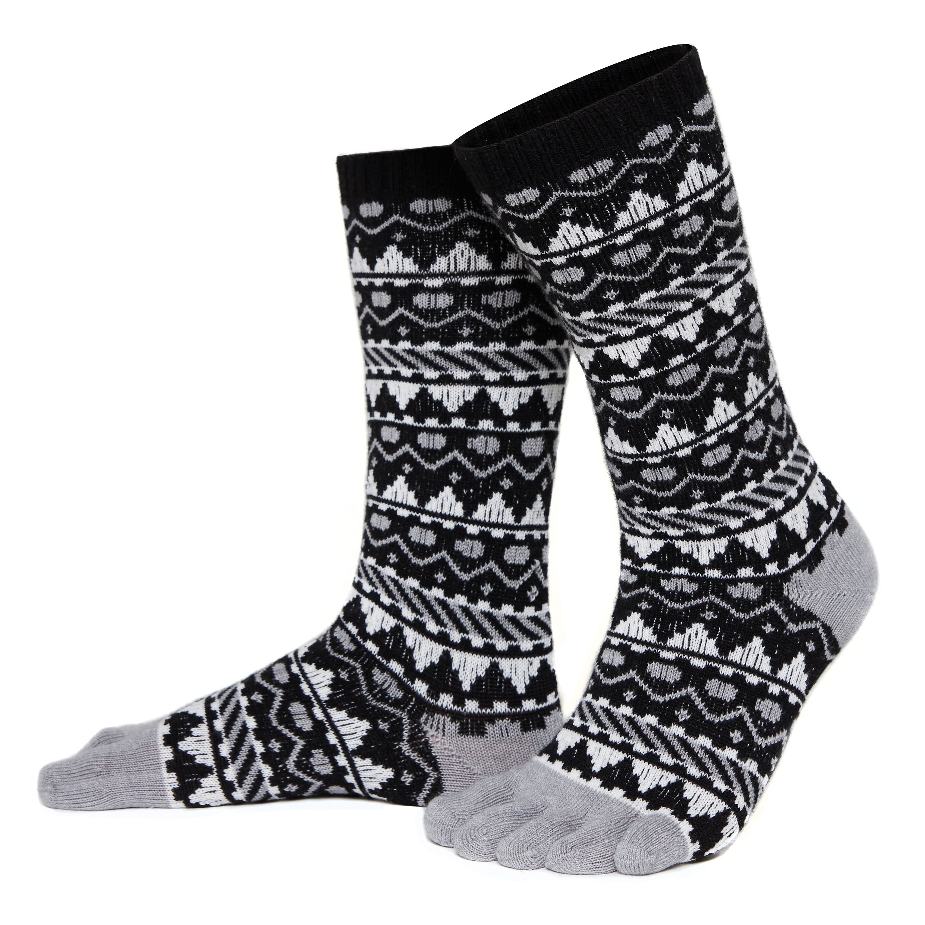 Knitido Biwa Ull – Black / White