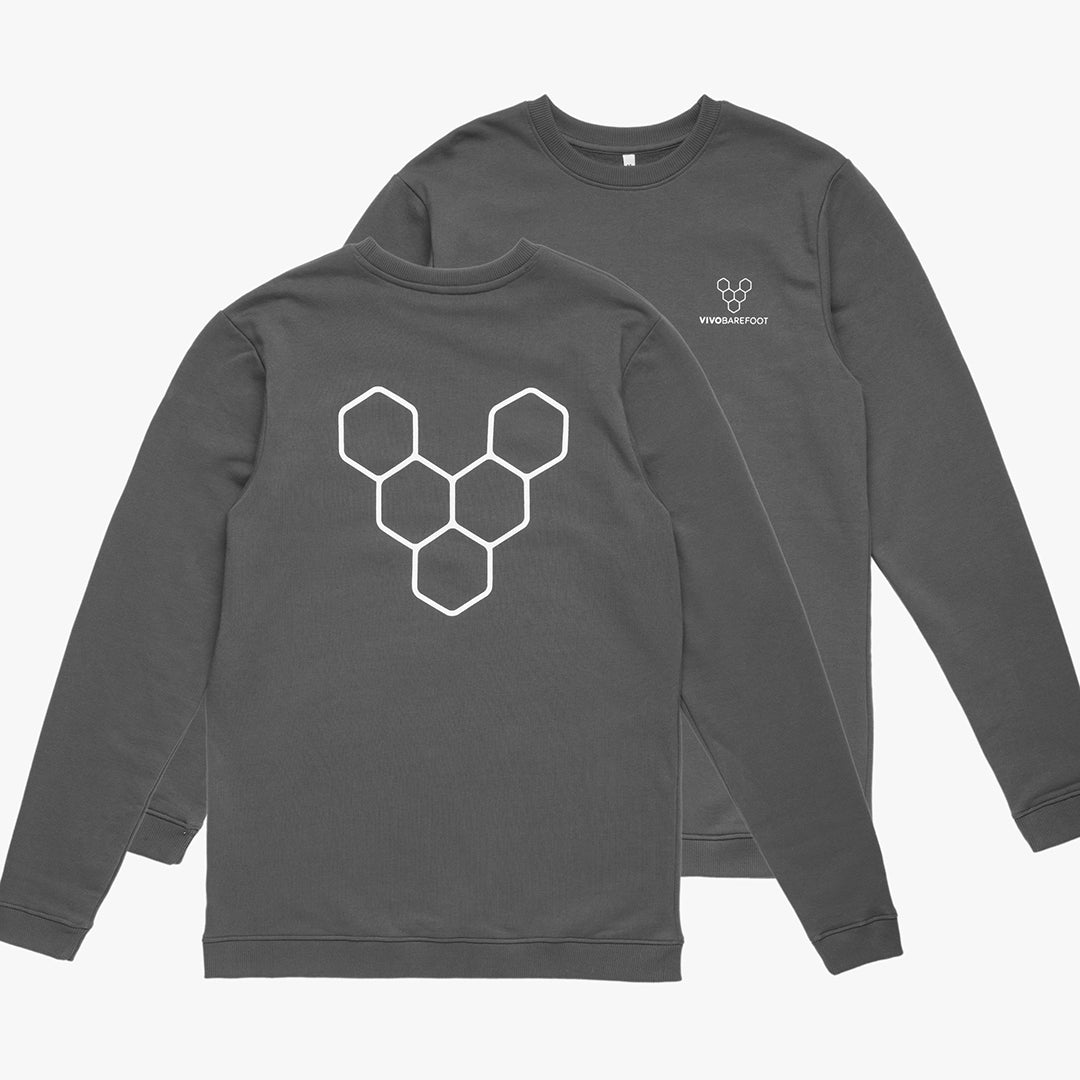 Vivobarefoot Human Nature Sweatshirt Unisex – Graphite