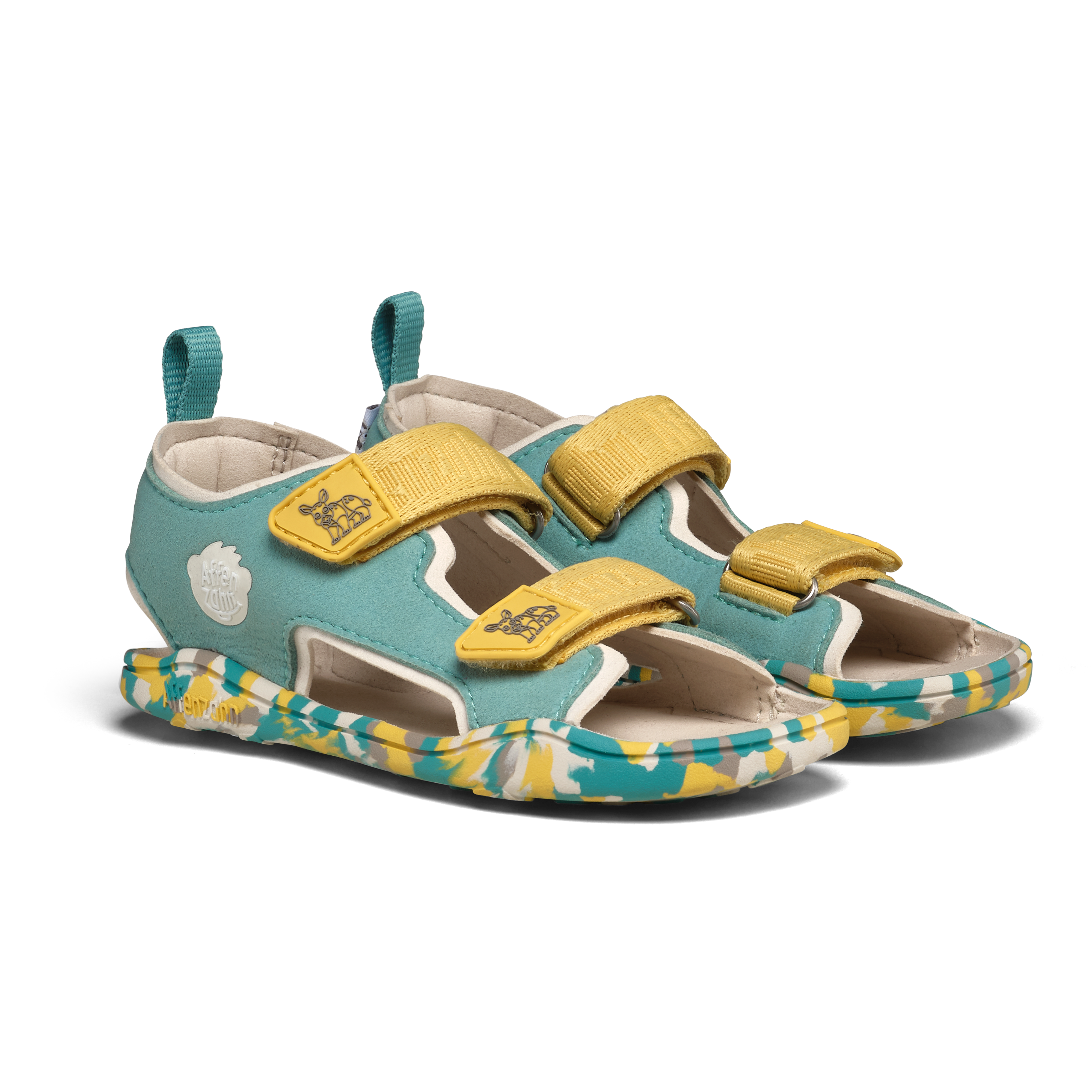 Affenzahn Sandal Vegan Airy barfodssko til børn i farven Rhino, forfra