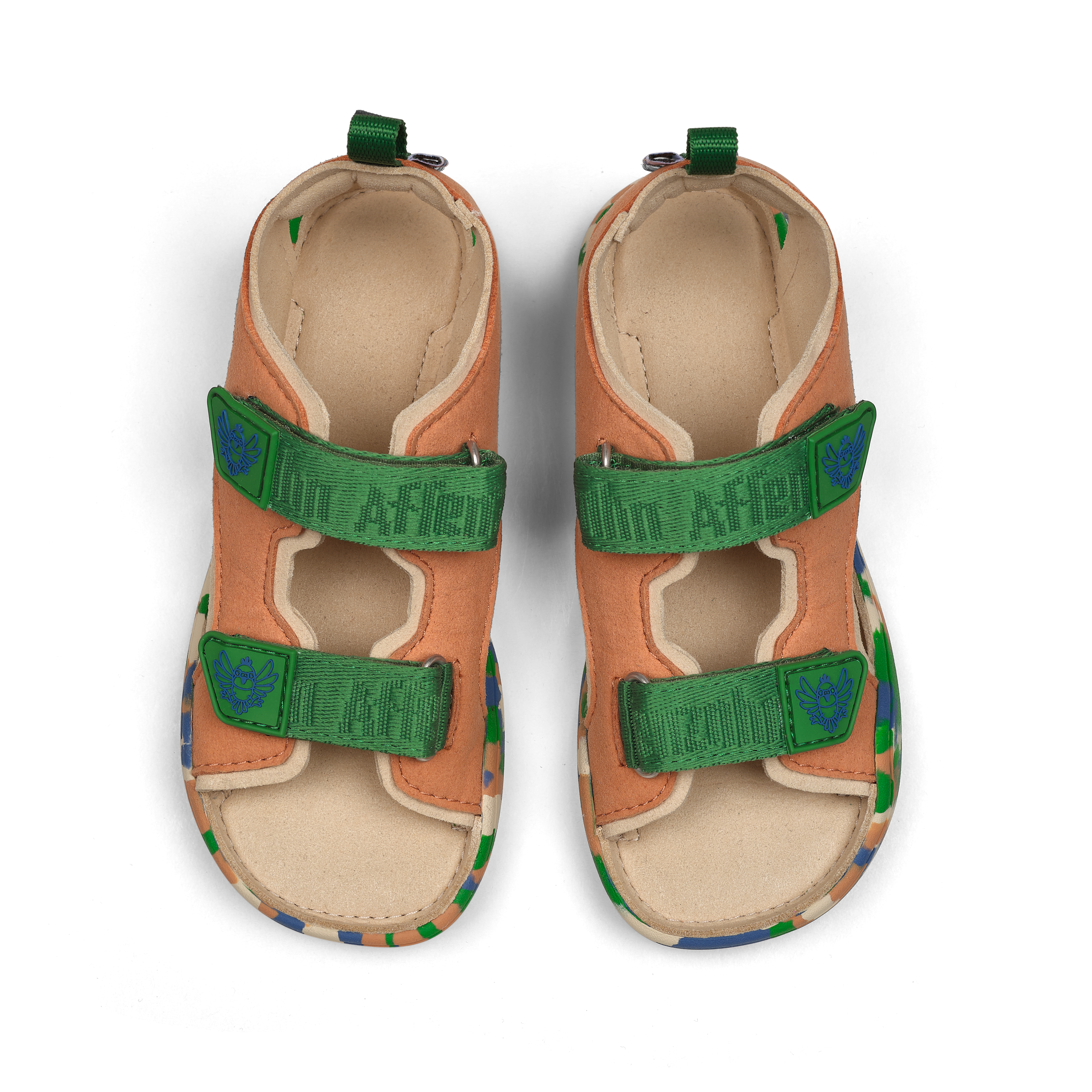 Affenzahn Sandal Vegan Airy barfodssko til børn i farven Bird of Paradise, detalje
