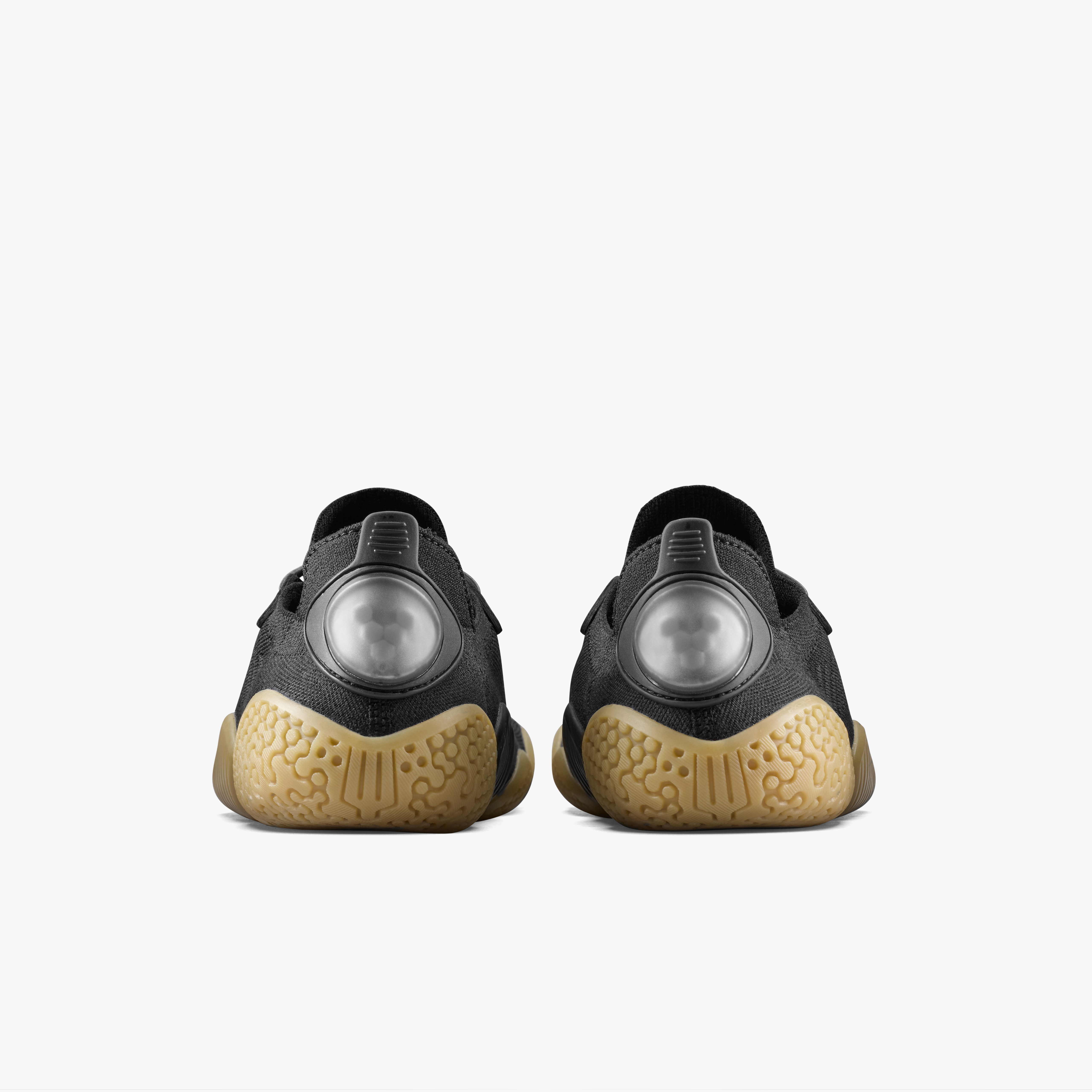 Vivobarefoot Motus Flex Natural Mens Obsidian - Back view