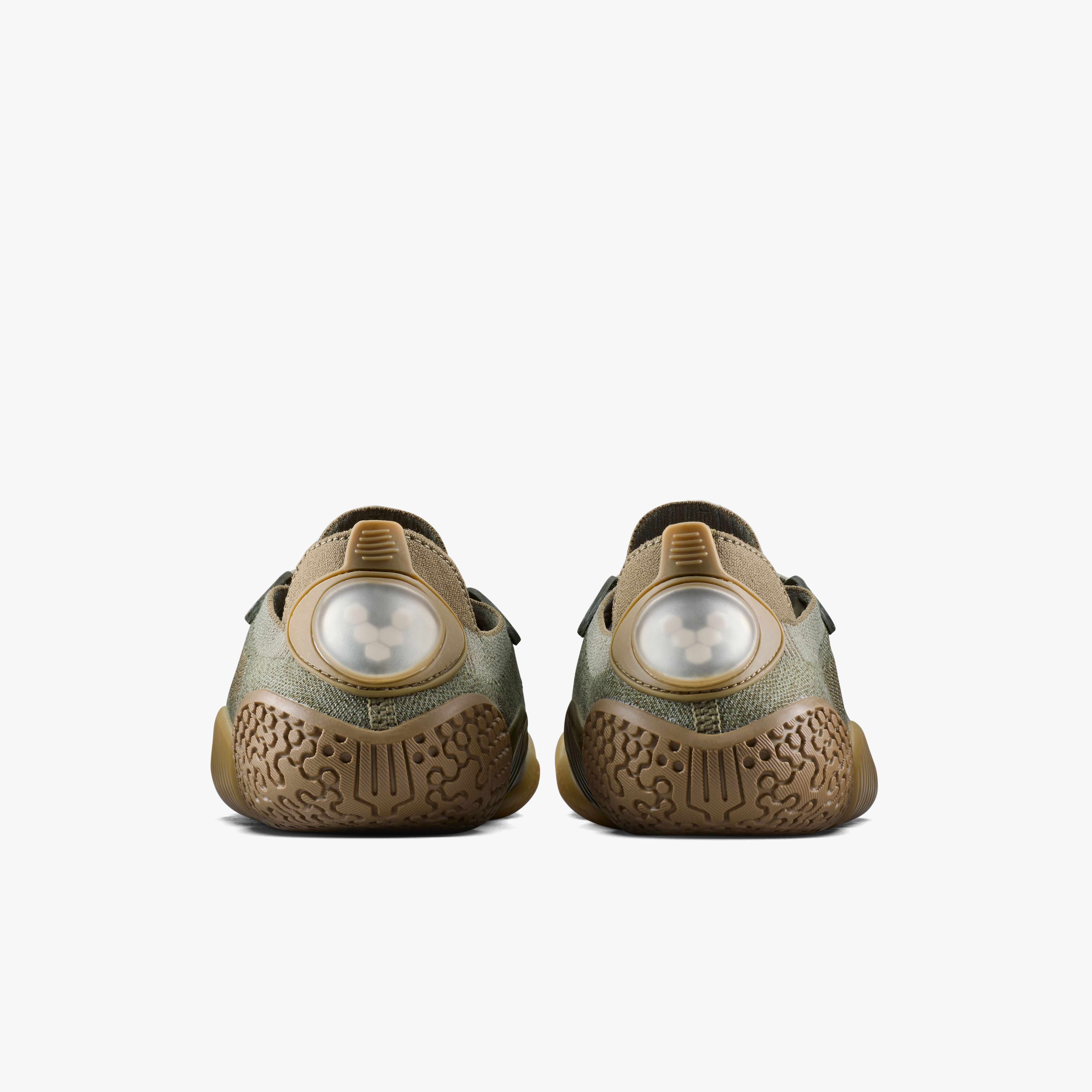 Vivobarefoot Motus Flex Natural Mens Moss - Back view