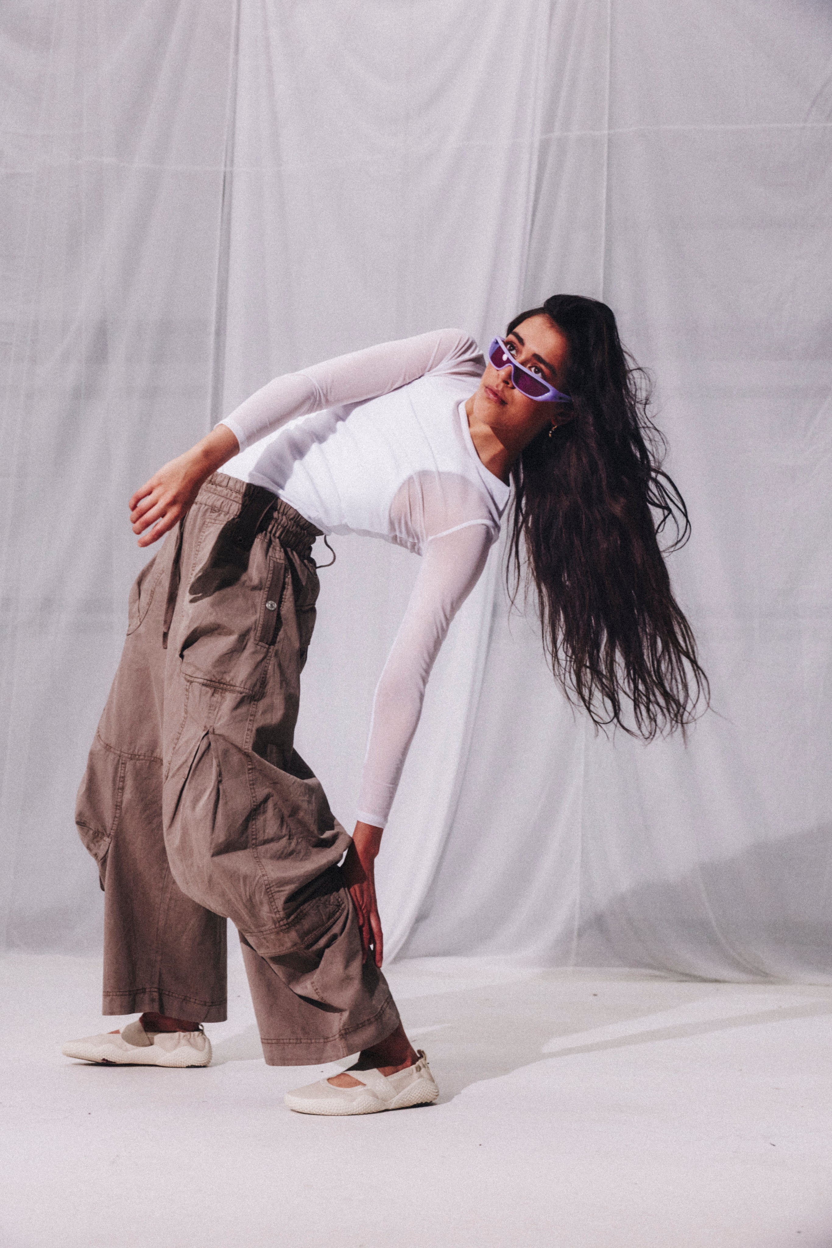 Vivobarefoot Motus Studio Ballet i Sand – lookbook 11