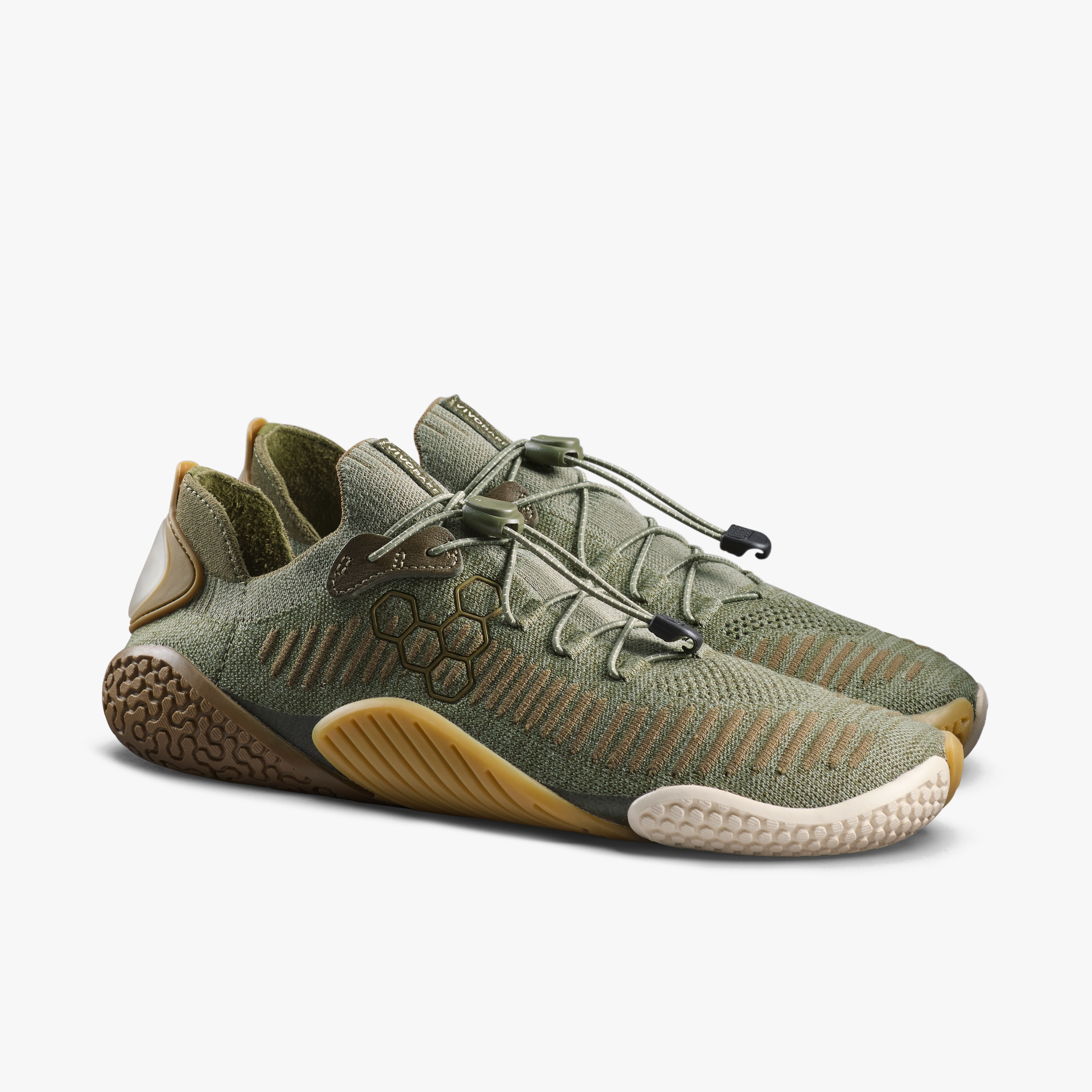 Vivobarefoot Motus Flex Natural Mens Moss - Pair view
