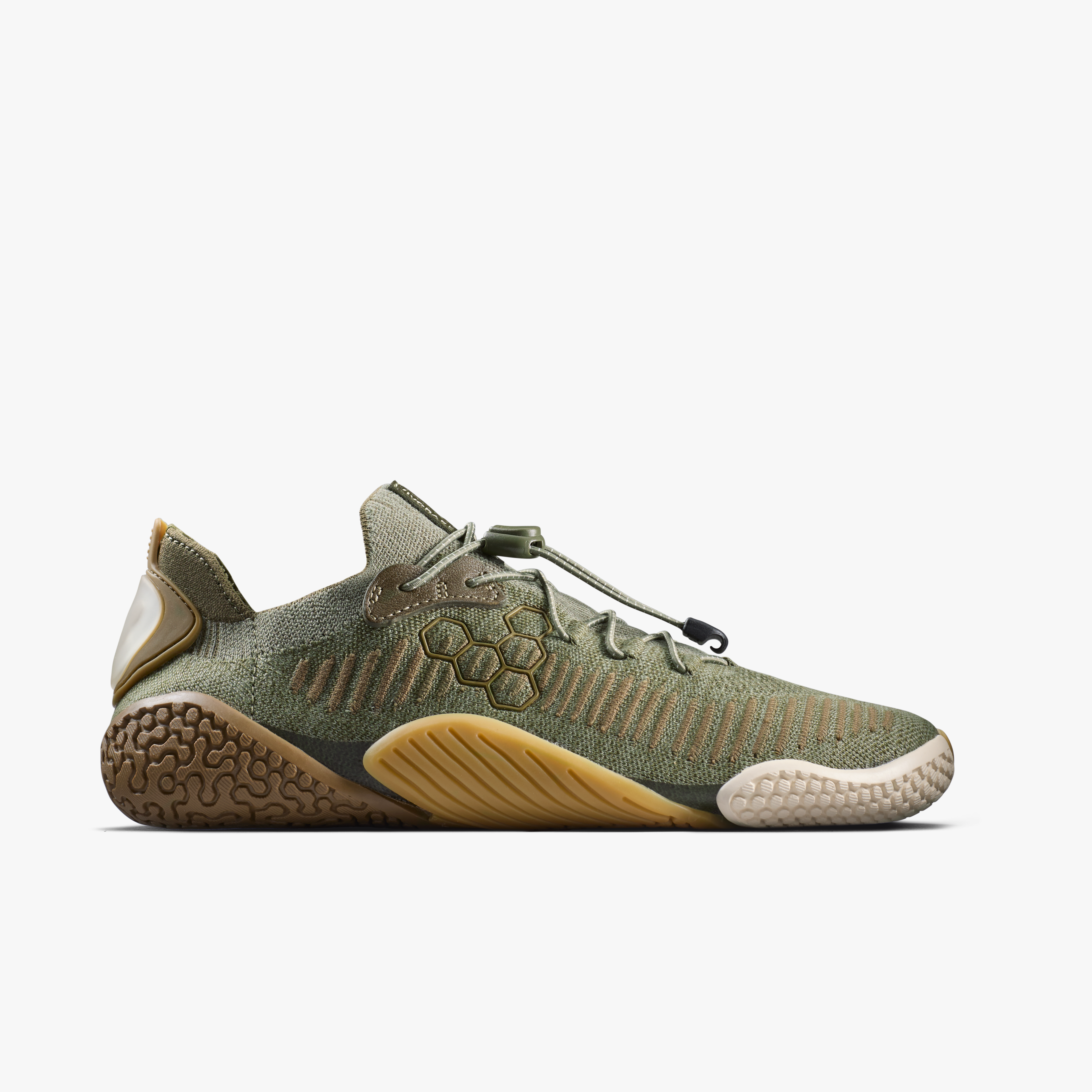 Vivobarefoot Motus Flex Natural Mens Moss - Side view