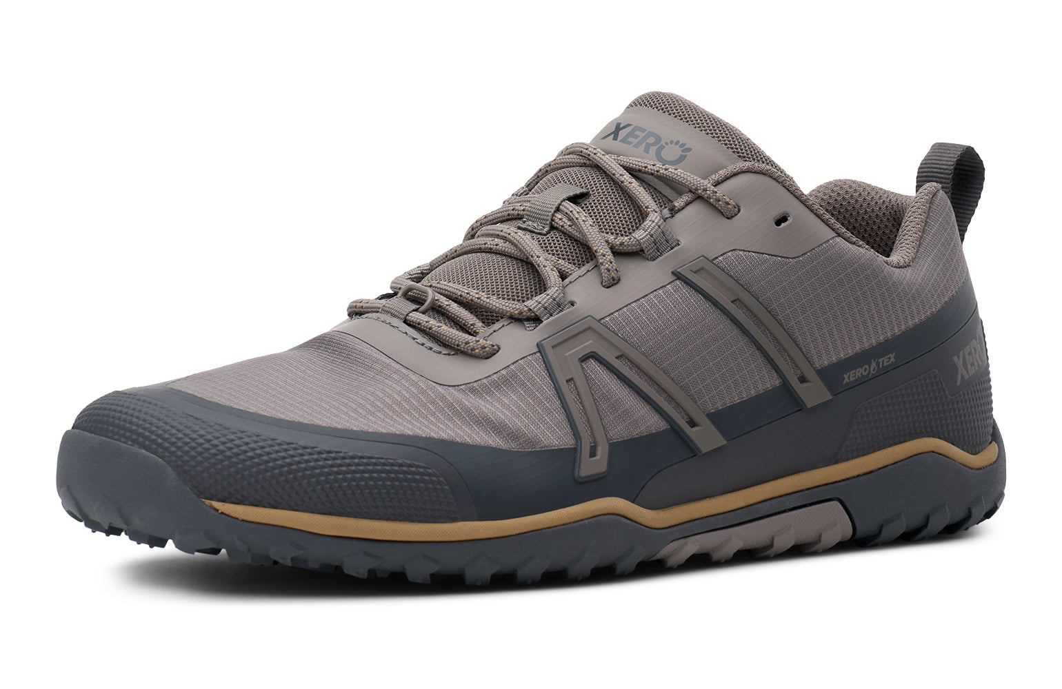 Xero Shoes Scrambler Trail Low Waterproof Mens – Driftwood/Asphalt
