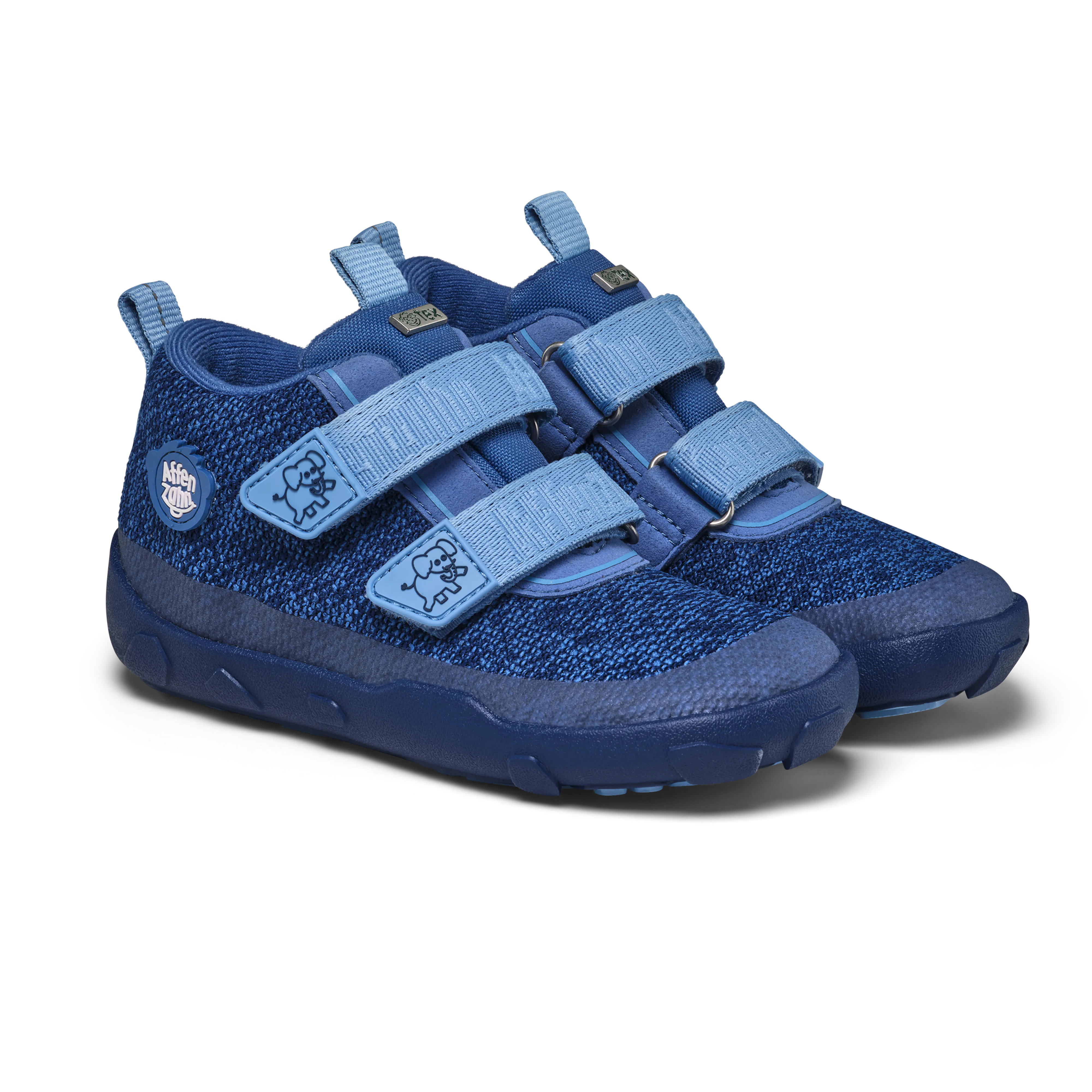 Affenzahn Low Boot Knit Happy – Elephant