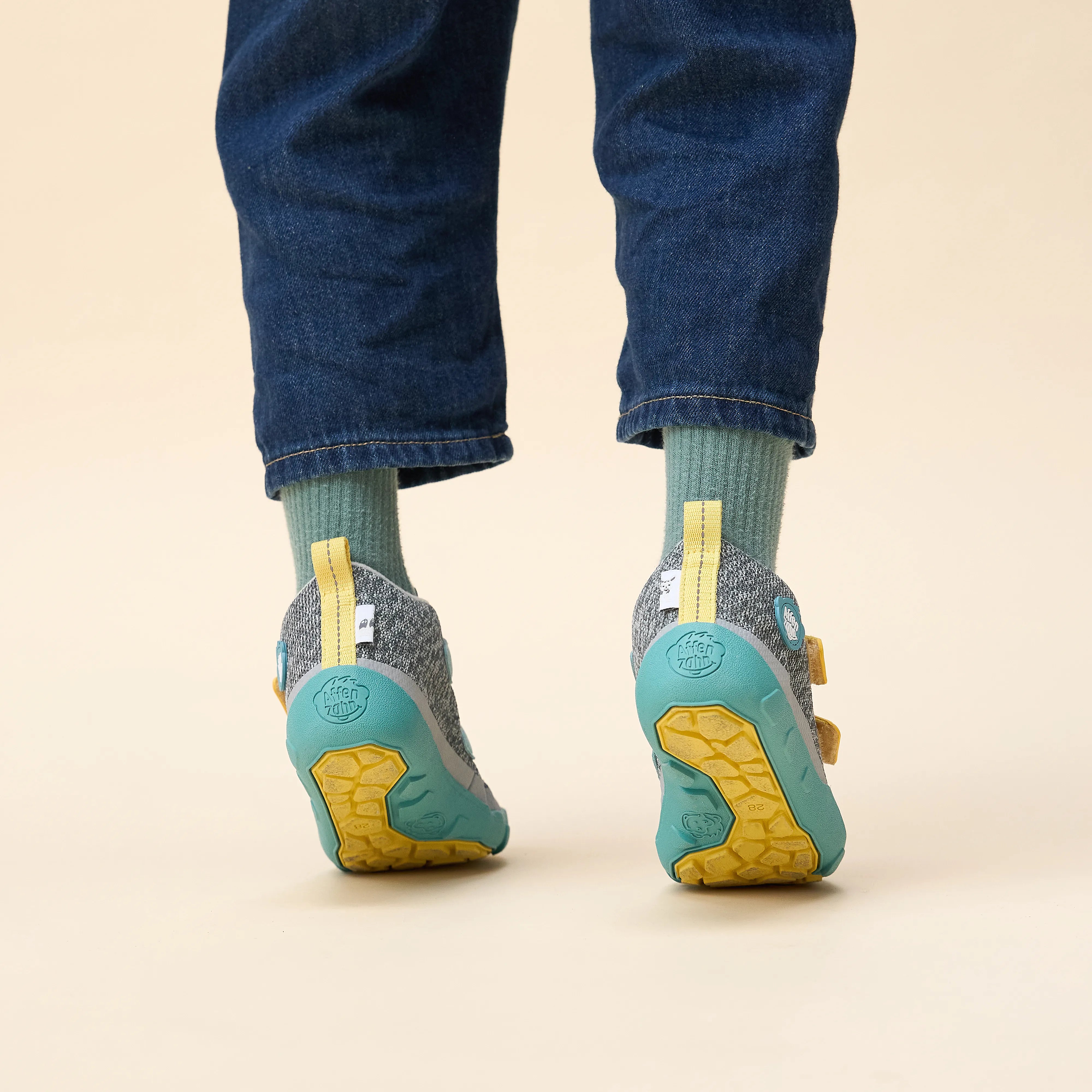 Affenzahn Low Boot Knit Happy – Rhino