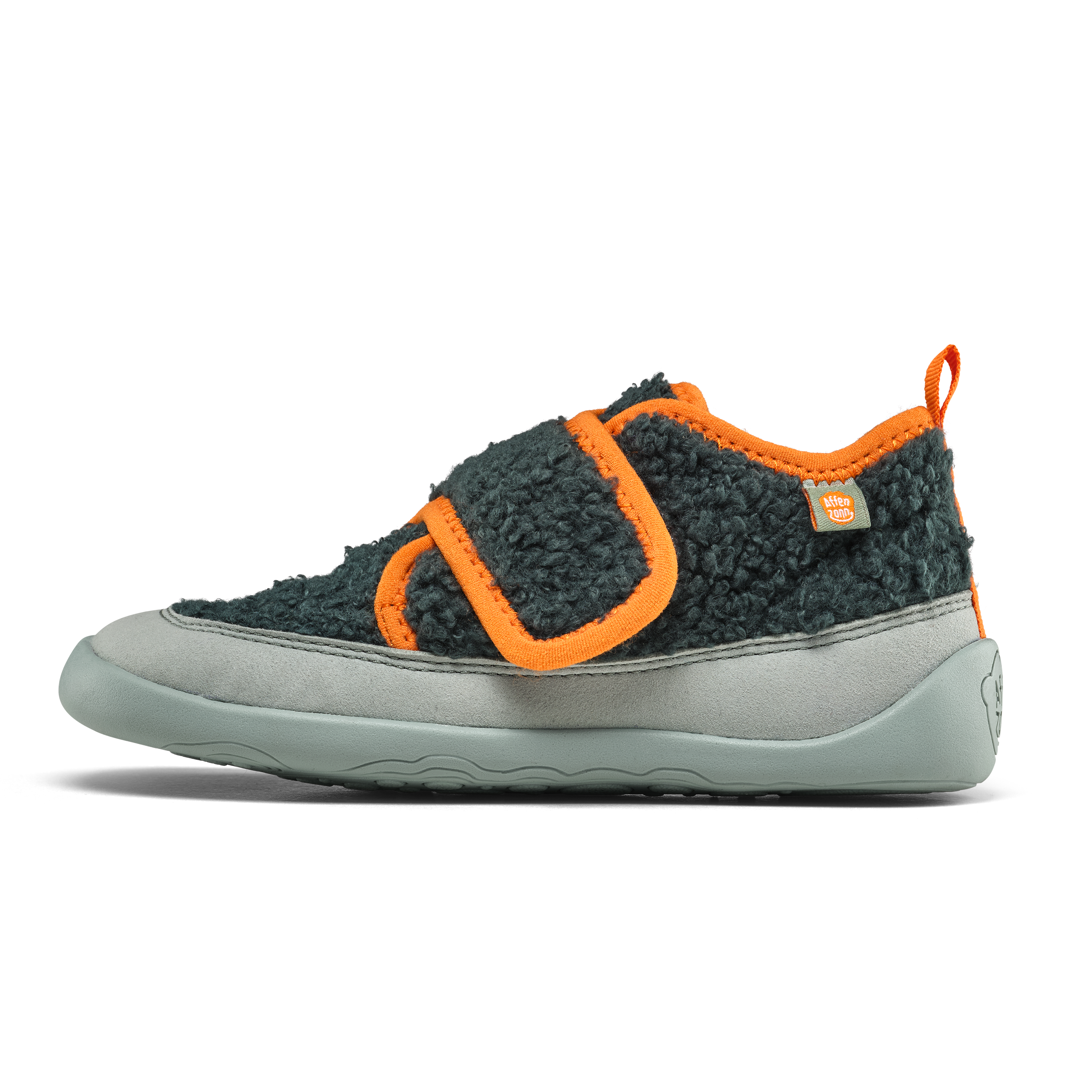 Affenzahn Slipper Vegan Fleecy barfodssko til børn i farven Bunny, yderside