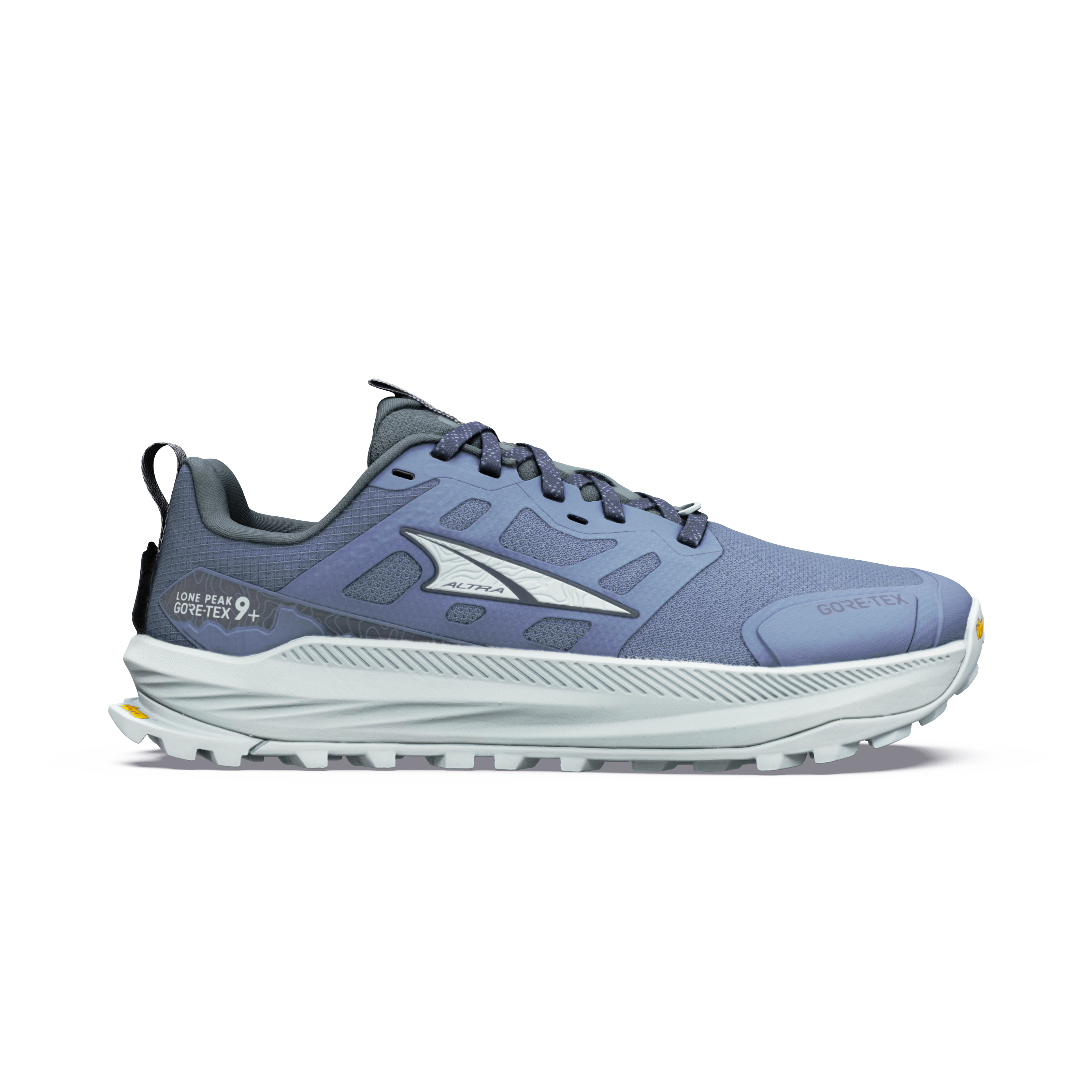 Altra Lone Peak 9+ GTX vandresko til dame i farven Flint Stone/Iceflow