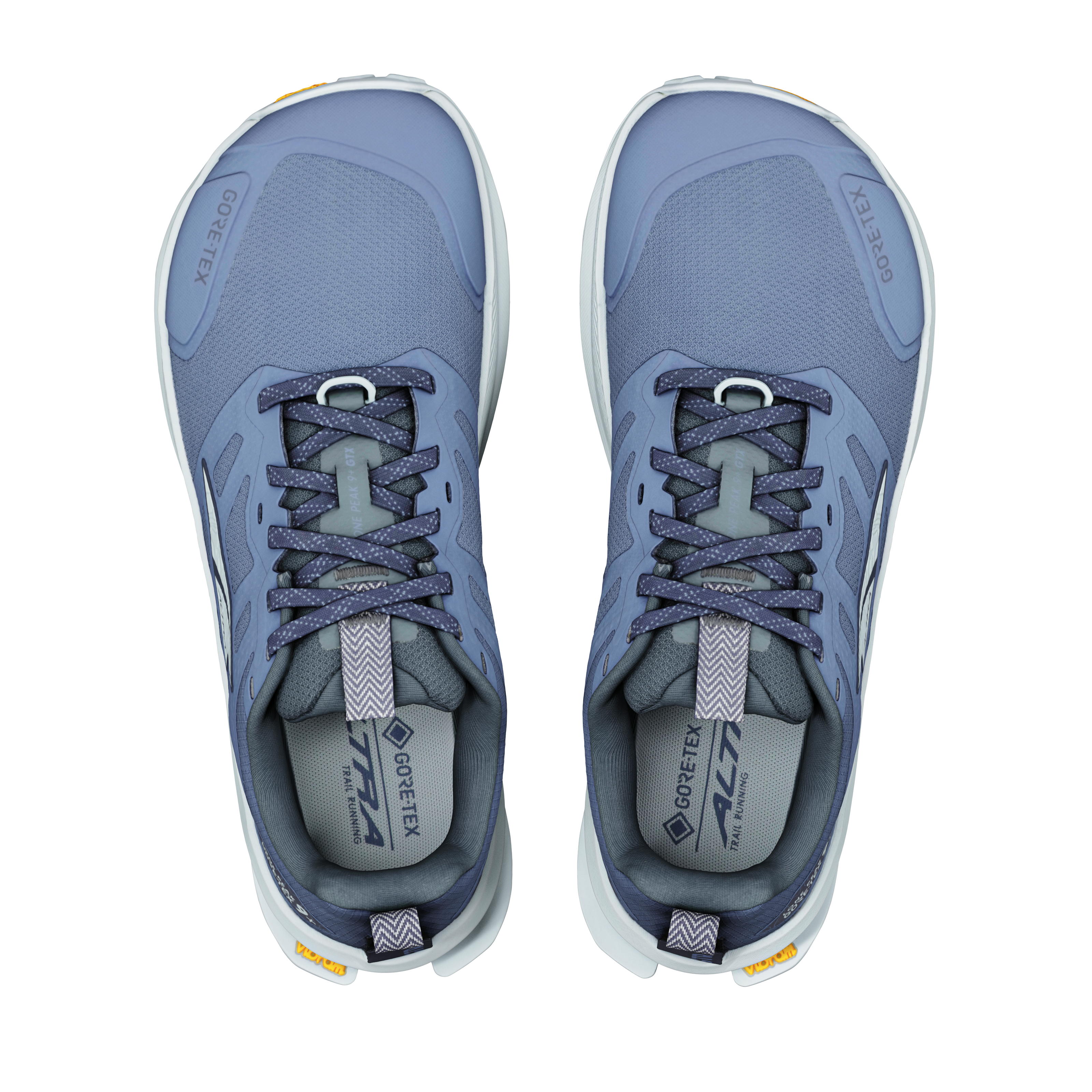 Altra Lone Peak 9+ GTX vandresko til dame i farven Flint Stone/Iceflow
