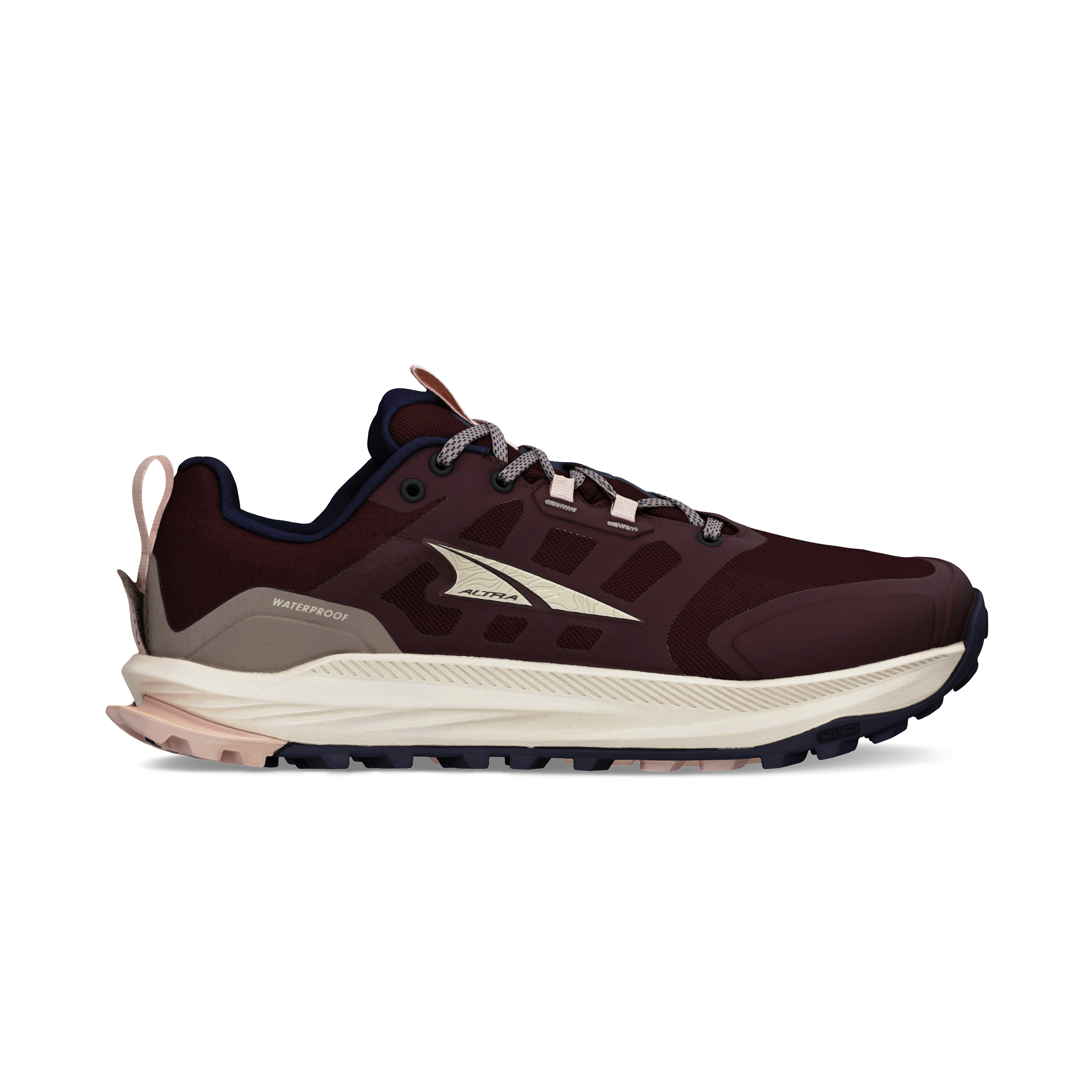 Altra Lone Peak 9 Waterproof Low Womens – Maroon