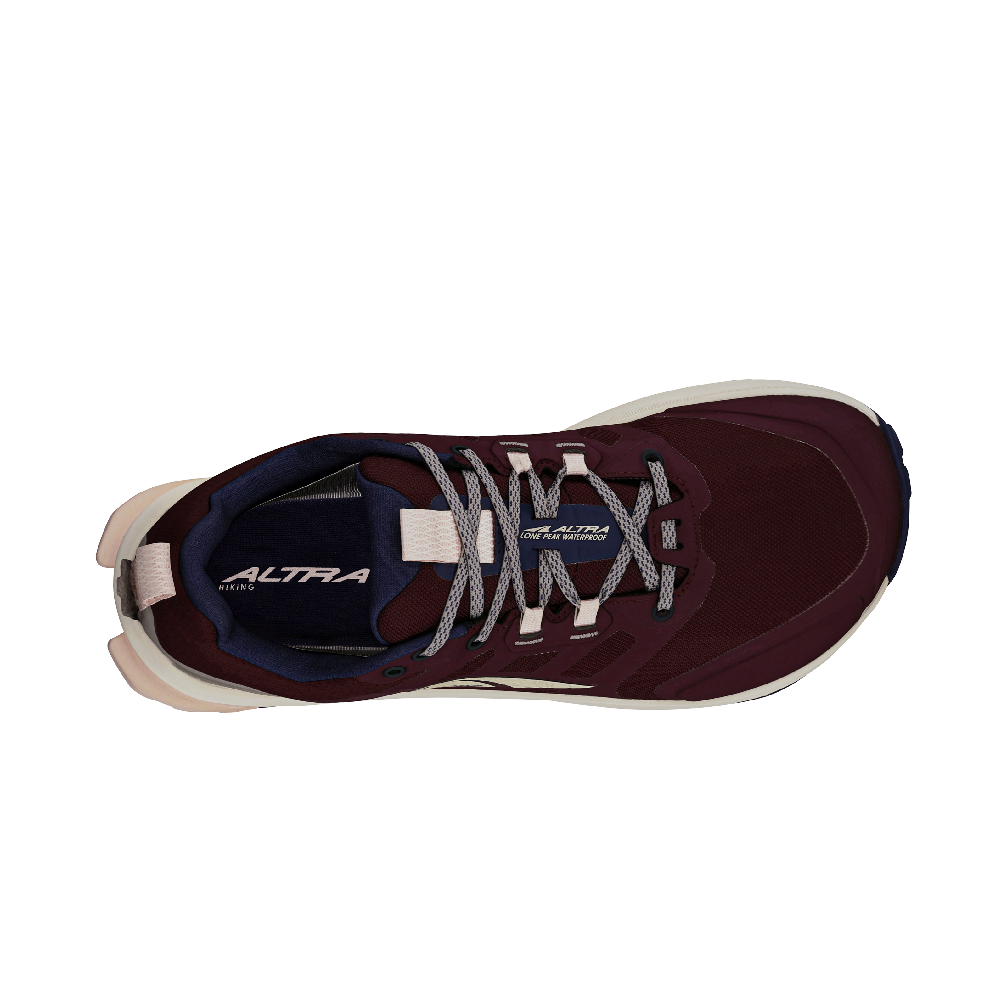 Altra Lone Peak 9 Waterproof Low Womens – Maroon