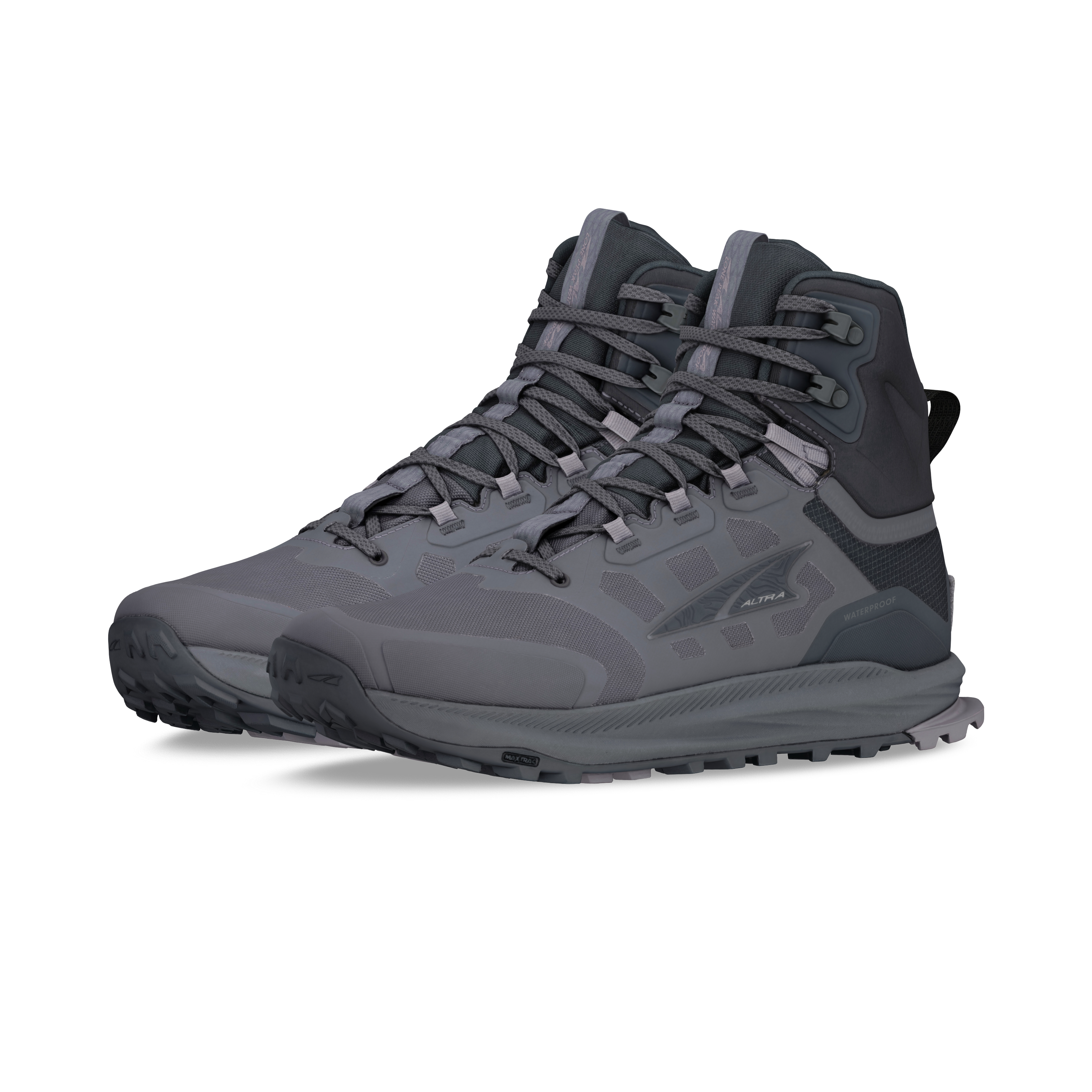 Altra Lone Peak 9 Waterproof Mid Mens – Black/Gray