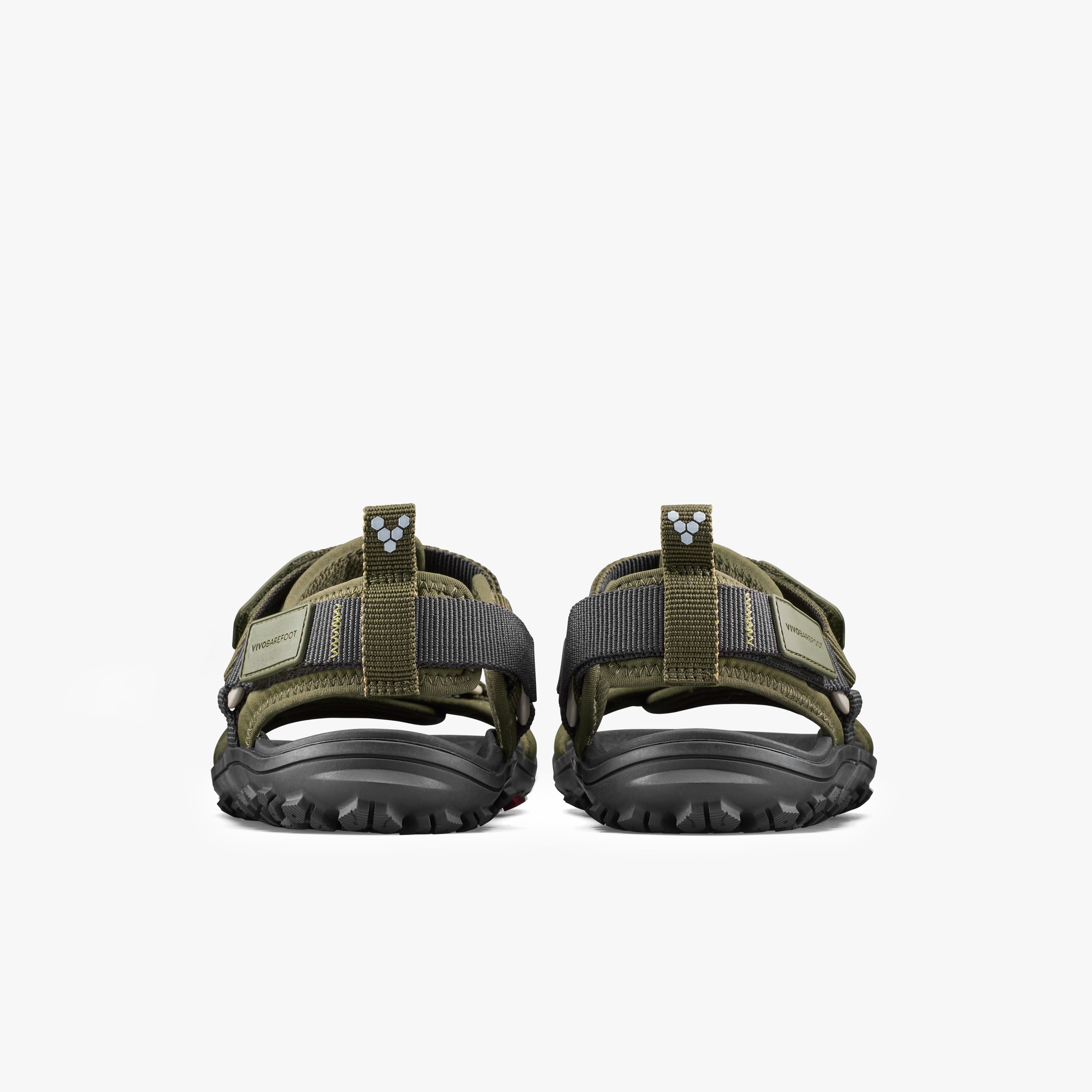 Vivobarefoot Tracker Ora Sandal Womens – Dark Olive, set bagfra