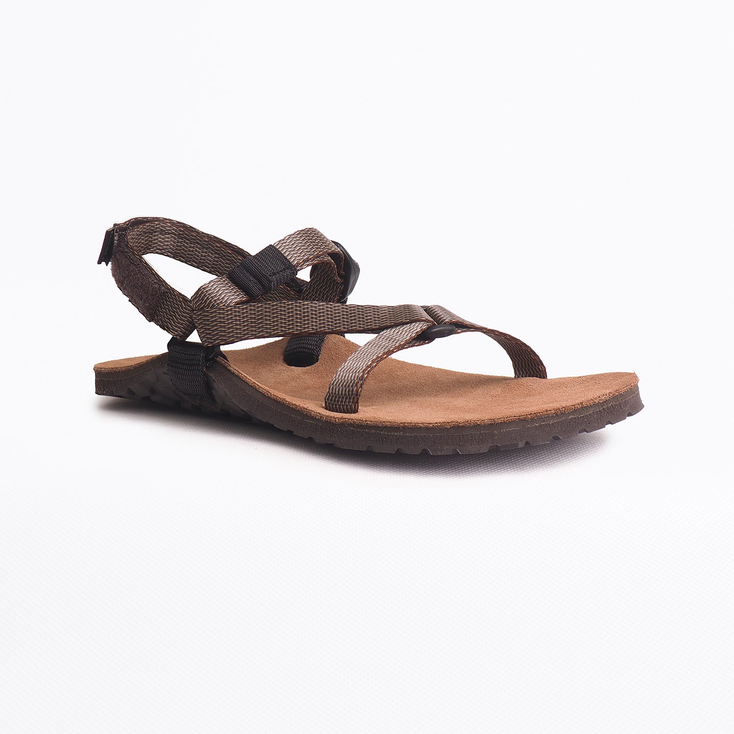 Bosky Light II Z Leather sandal in Tierra, normal view