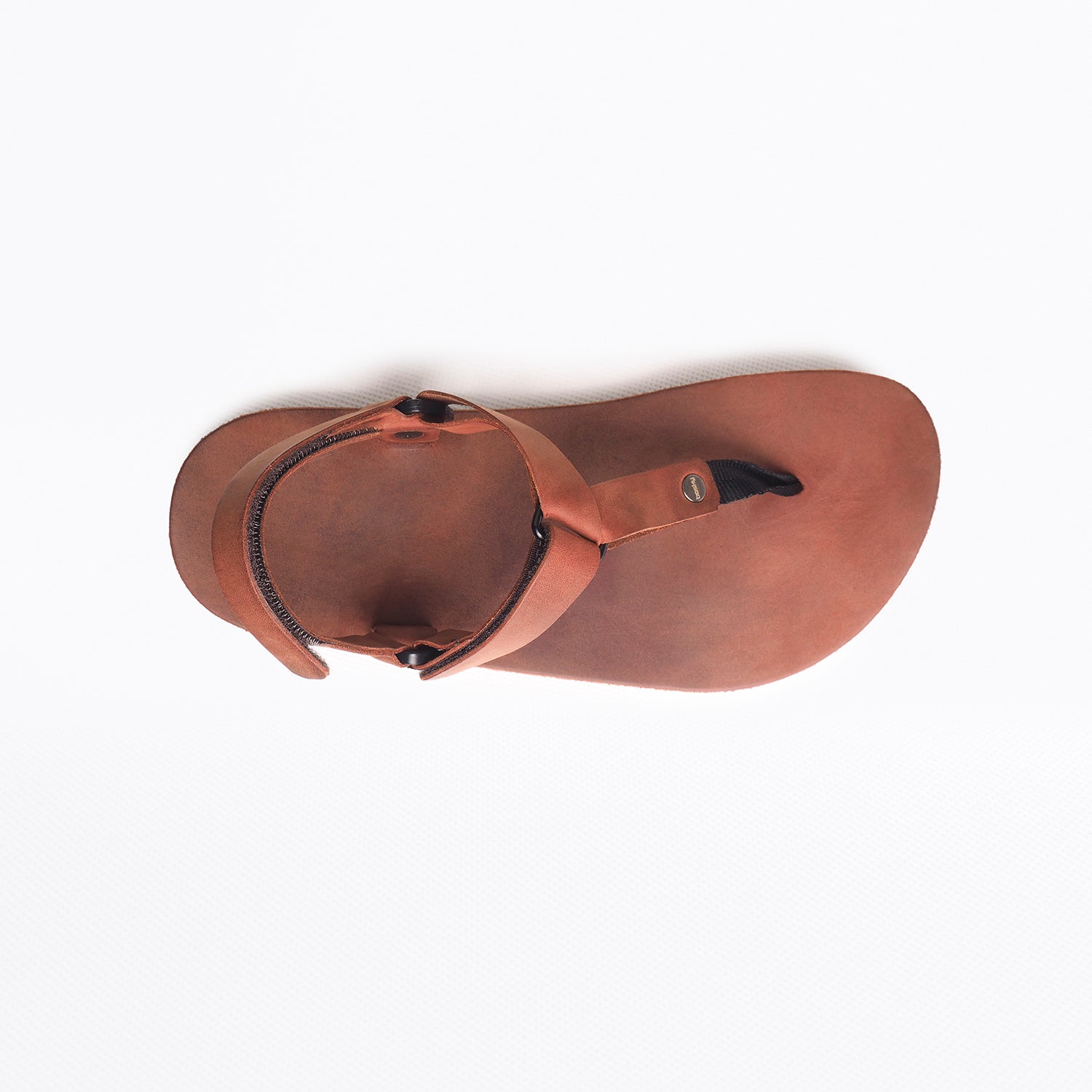 Bosky Rare Y sandal in Redwood, top view