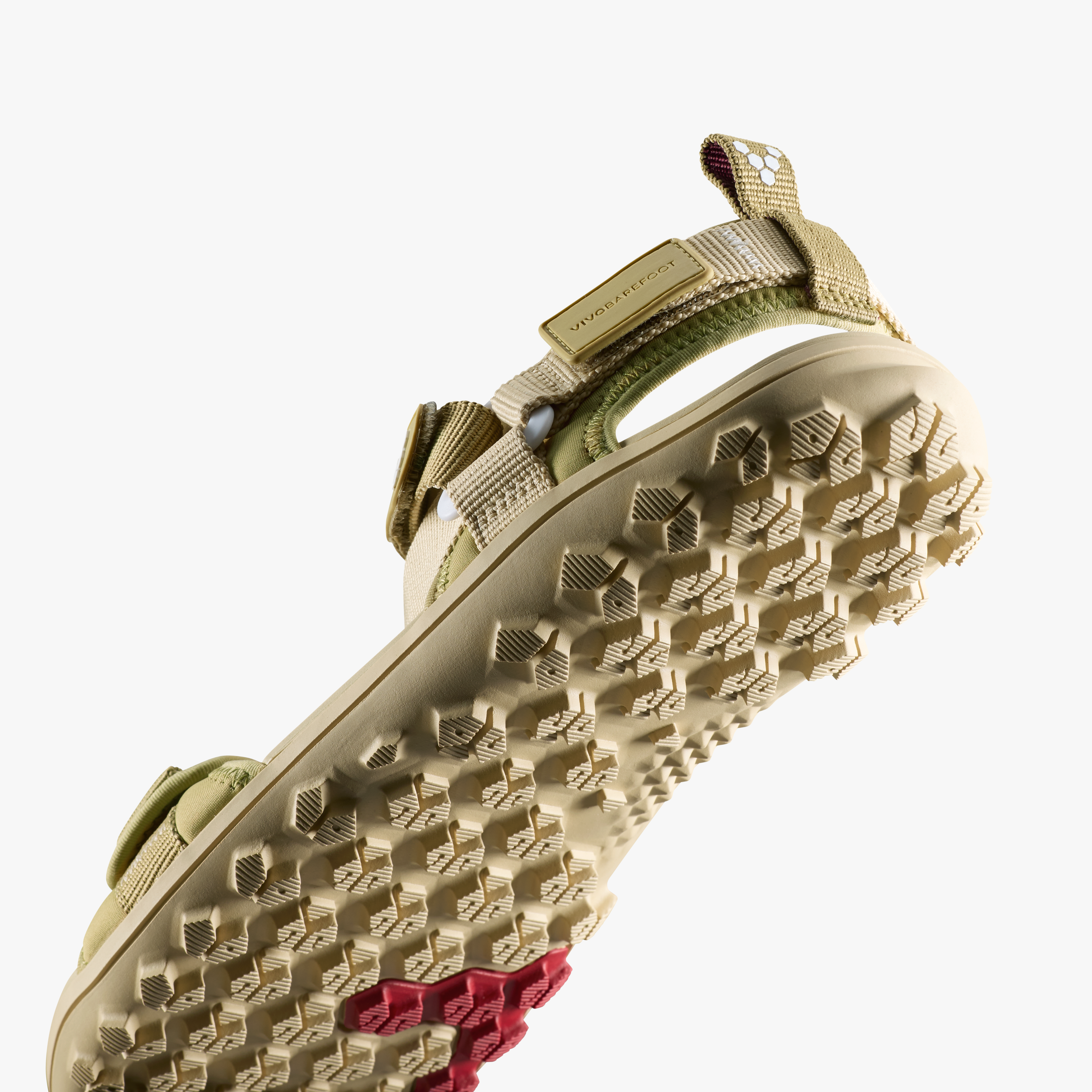 Vivobarefoot Tracker Ora Sandal Mens Dune, nærbillede 2