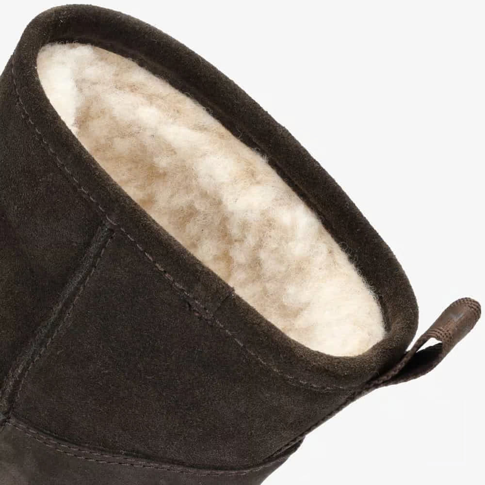 Groundies Cozy Boot Low Women – Chocolate