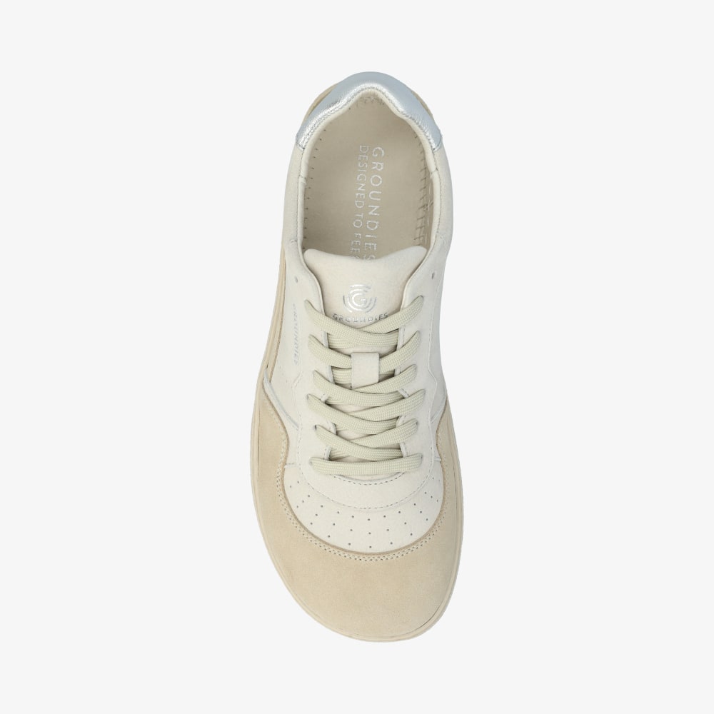 Groundies Nova Women – Beige/Silver