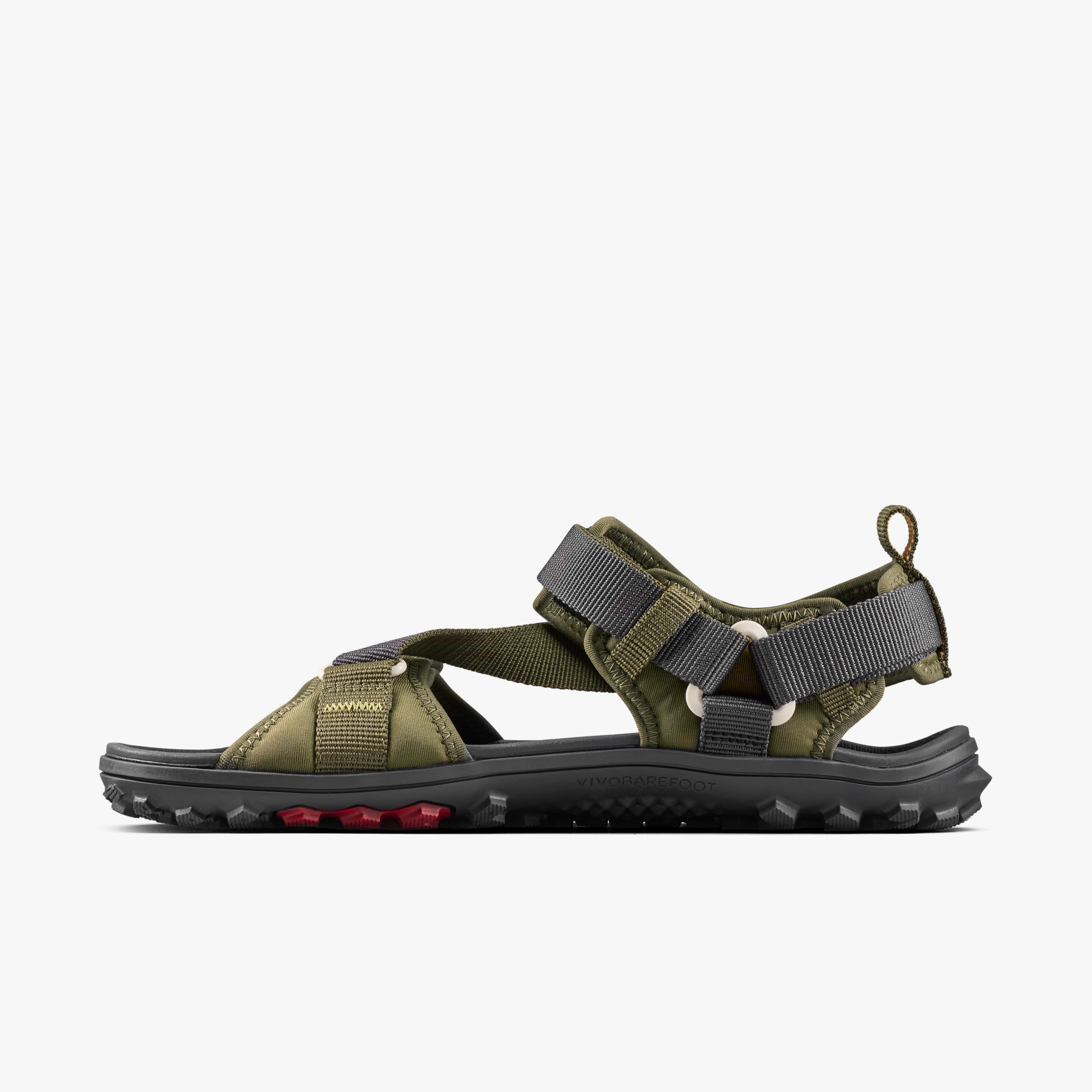 Vivobarefoot Tracker Ora Sandal Womens – Dark Olive, indvendig