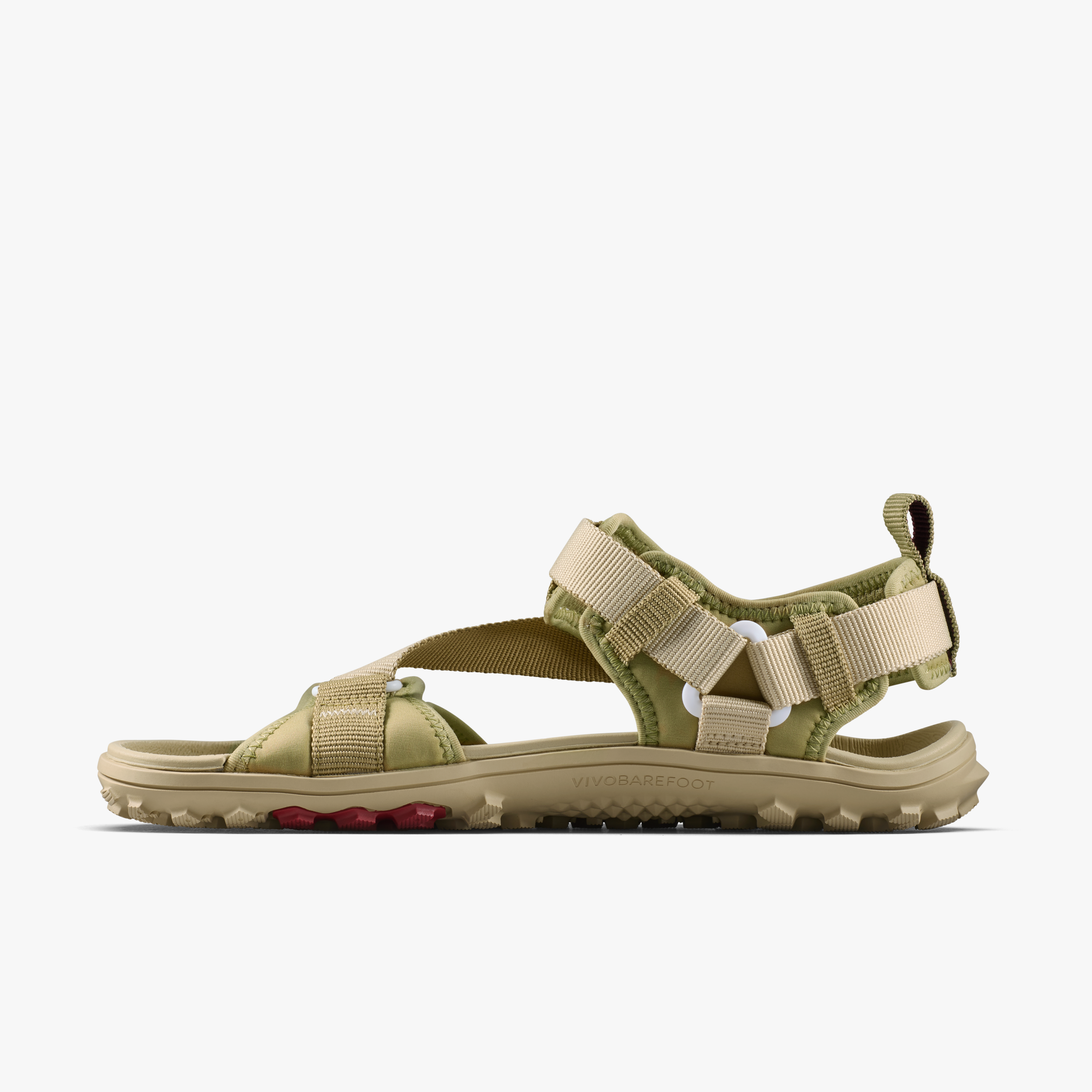 Vivobarefoot Tracker Ora Sandal Mens Dune, indvendig