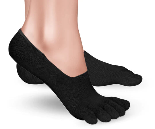 Knitido Essentials No-Show - Toe Socks - Cotton